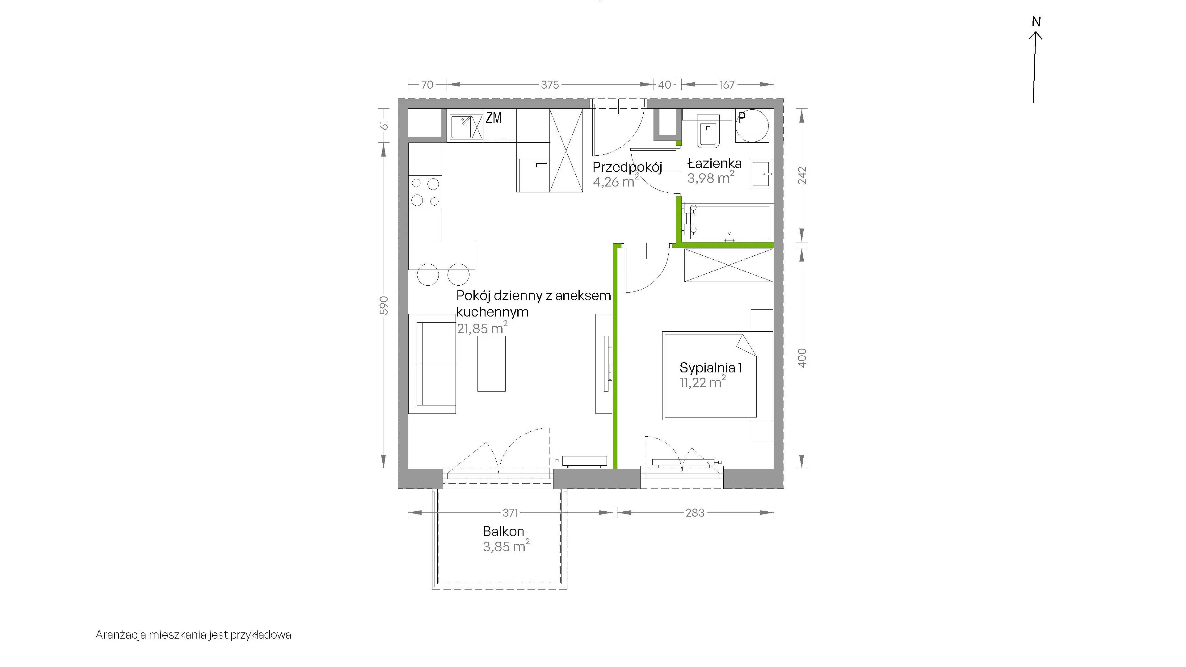 Centralna Vita – inwestycja Develia - lokal D.048, budynek Etap III