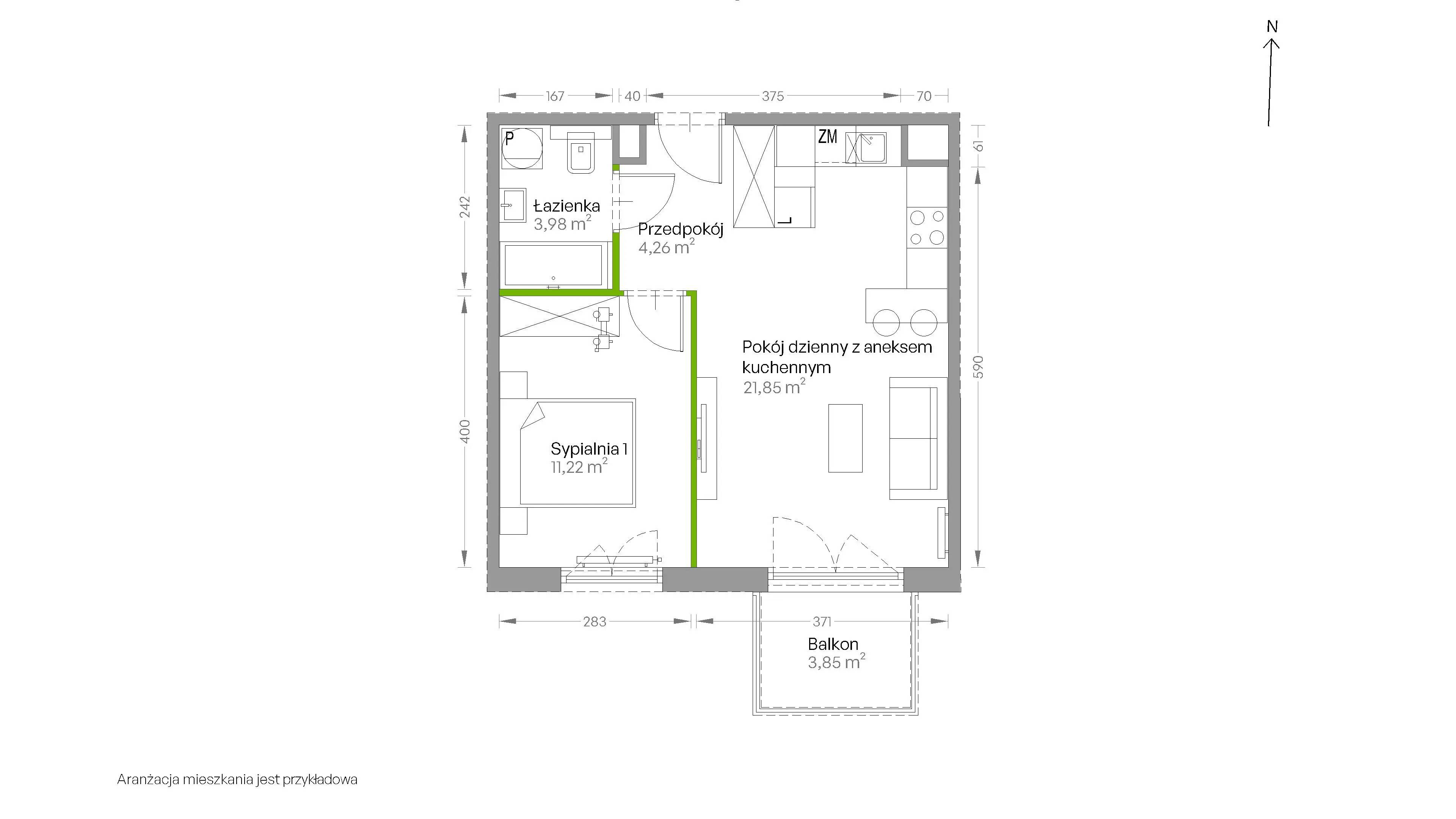Centralna Vita – inwestycja Develia - lokal D.072, budynek Etap III