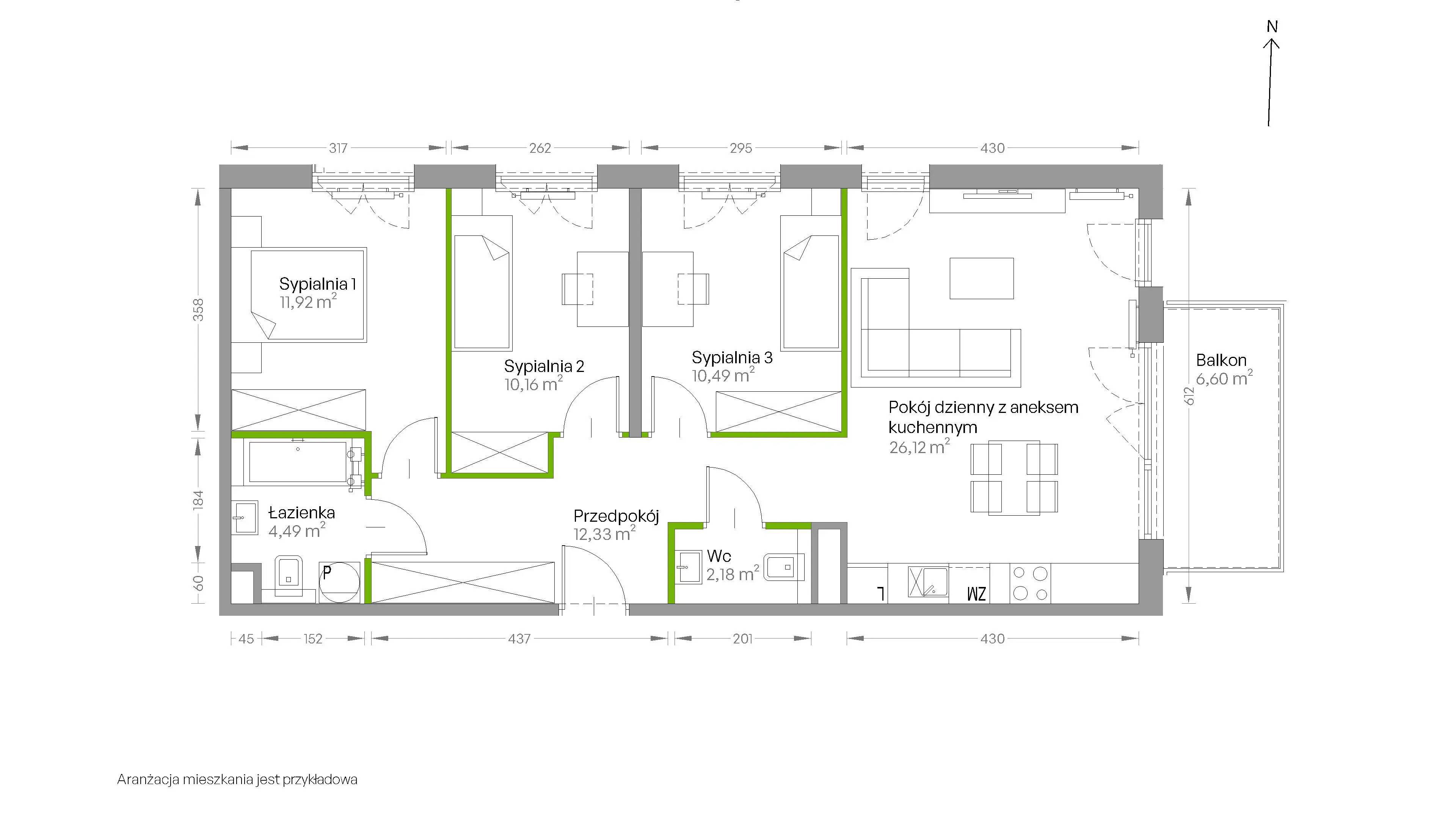 Centralna Vita – inwestycja Develia - lokal D.079, budynek Etap III