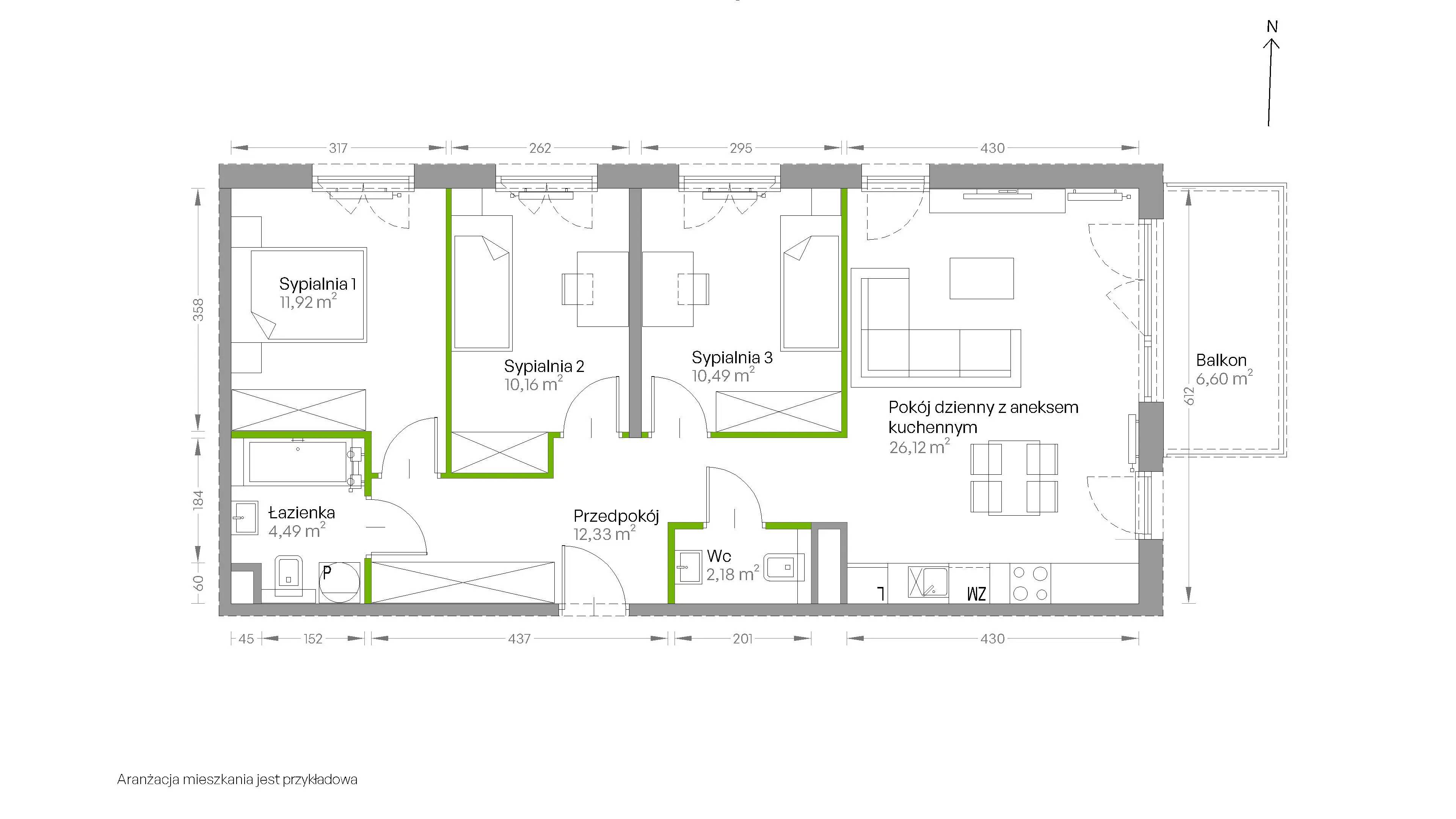 Centralna Vita – inwestycja Develia - lokal D.091, budynek Etap III