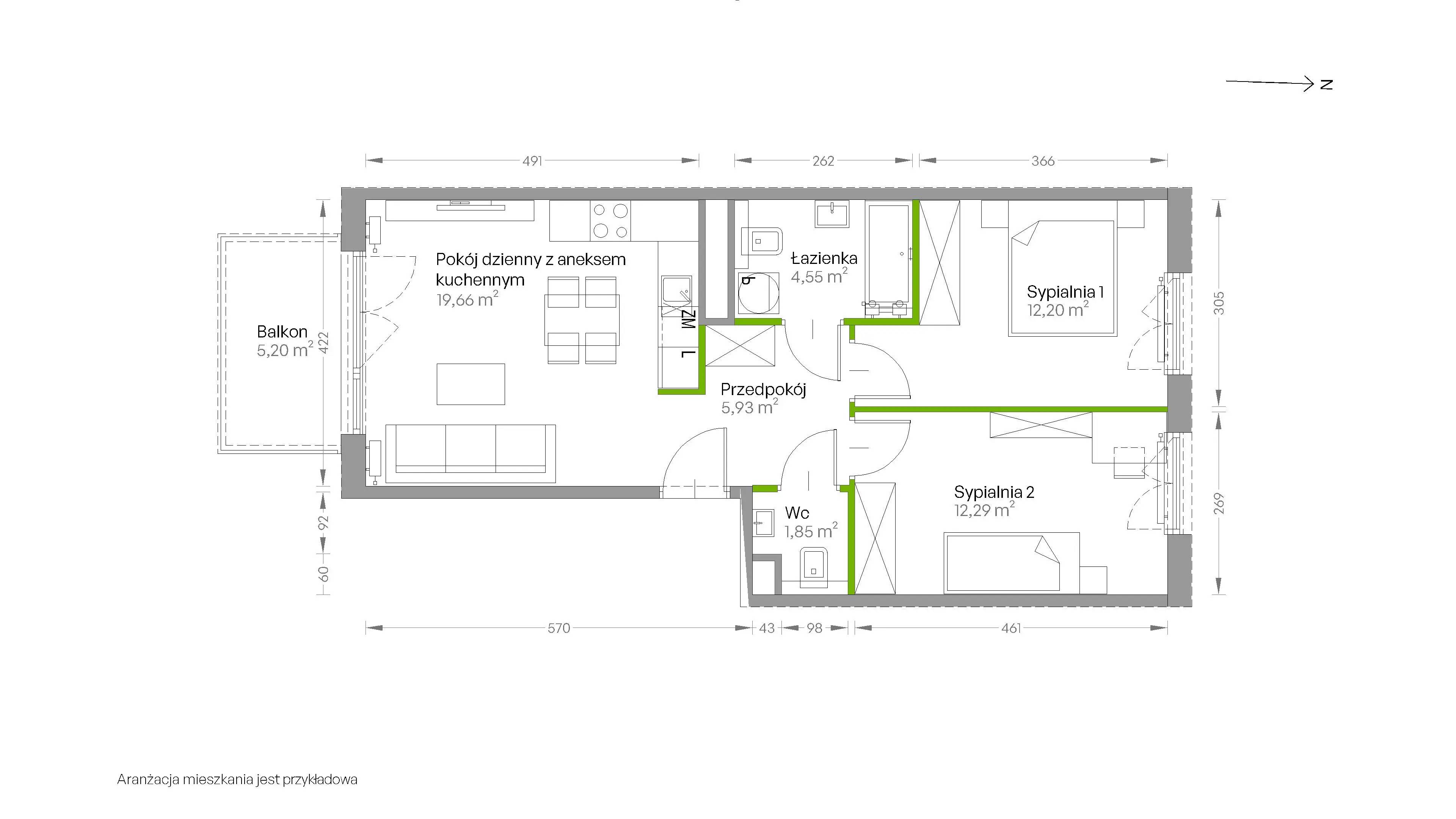 Centralna Vita – inwestycja Develia - lokal D.094, budynek Etap III