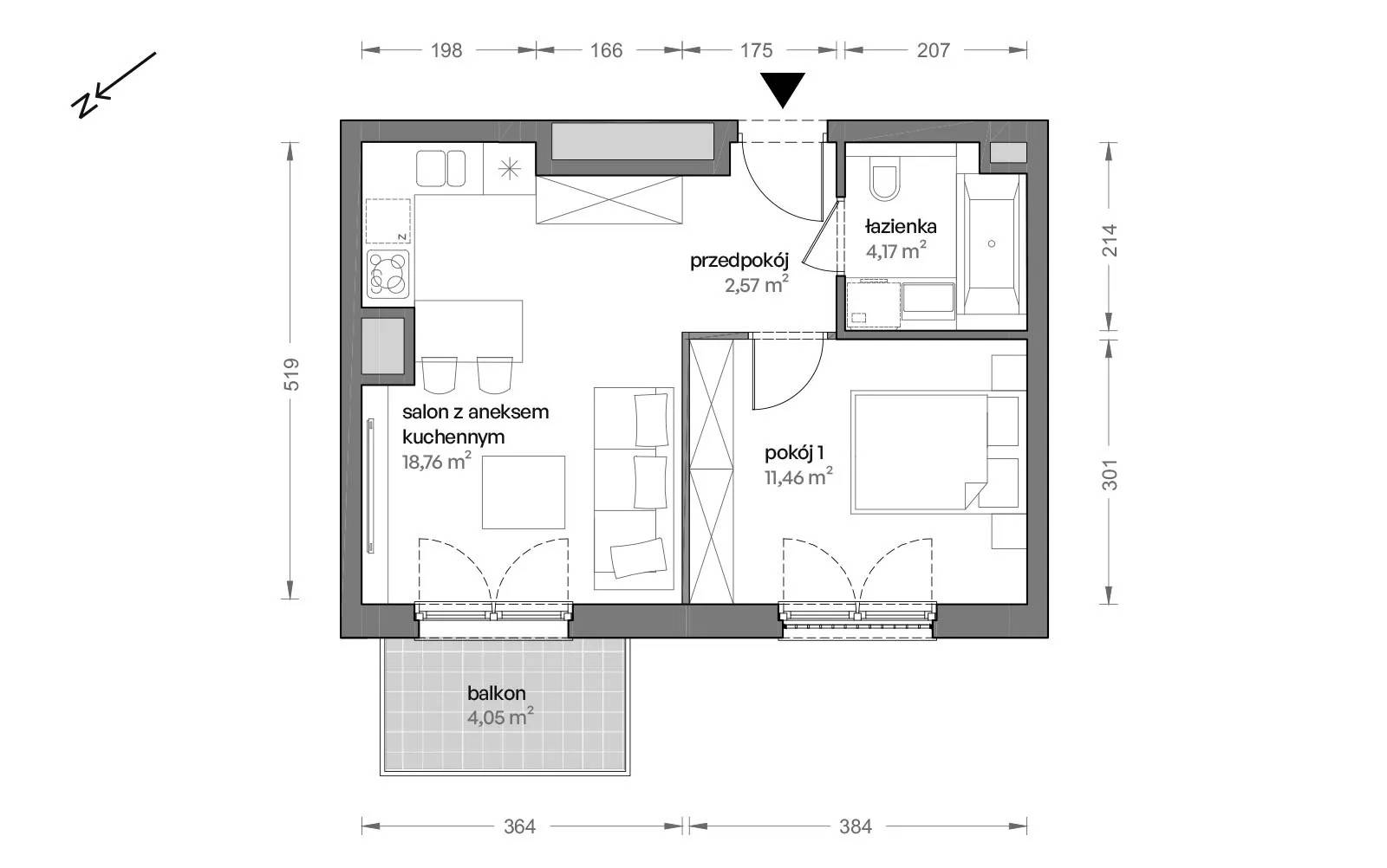 Ceglana Park – inwestycja Develia - lokal B6/A/19, budynek Etap IX
