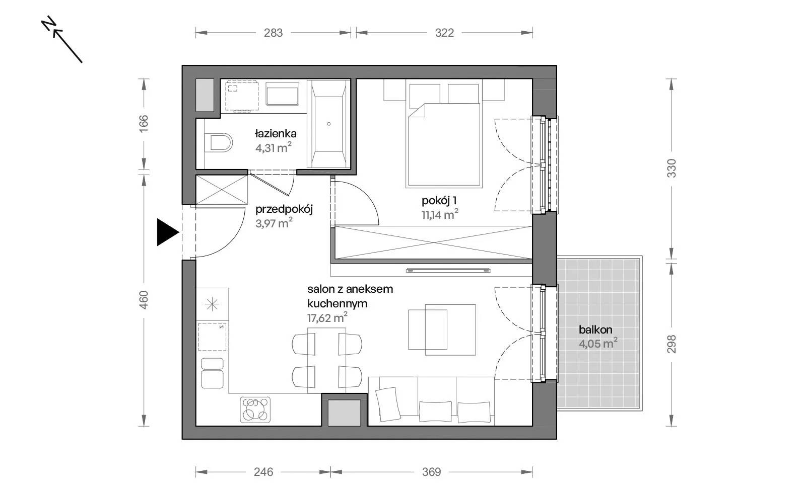 Ceglana Park – inwestycja Develia - lokal B4/B/22, budynek Etap VIII