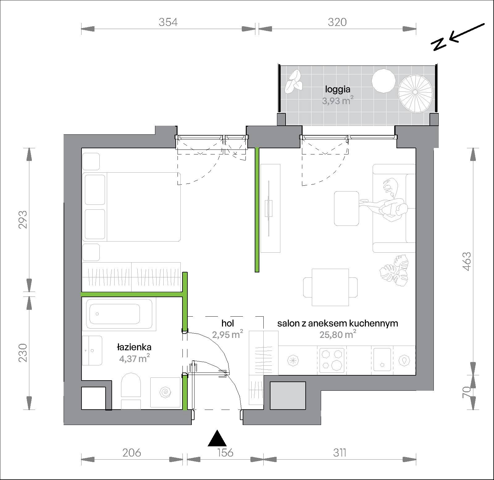 Morska Vita – inwestycja Develia - lokal 2.4.M12, budynek Etap II