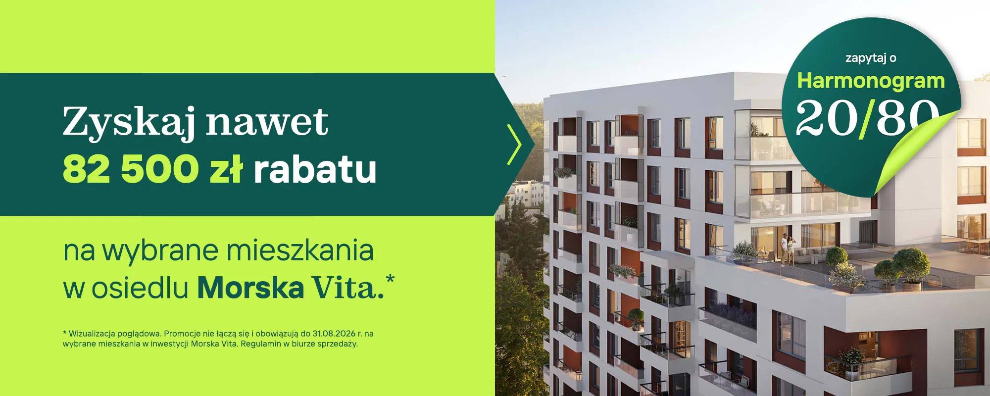 Morska Vita – inwestycja Develia - lokal 2.6.M08, budynek Etap II