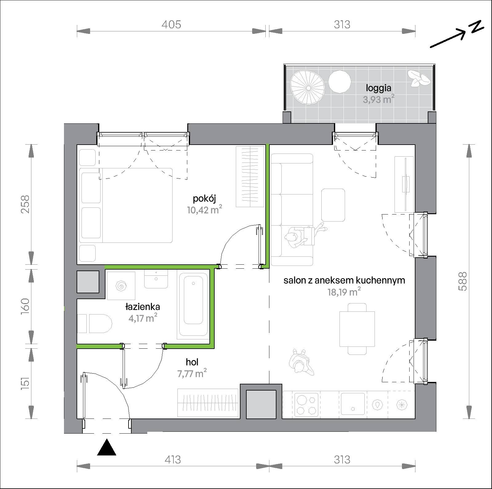 Morska Vita – inwestycja Develia - lokal 2.7.M09, budynek Etap II