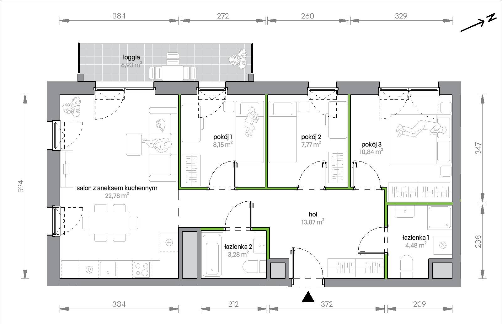 Morska Vita – inwestycja Develia - lokal 2.9.M04, budynek Etap II