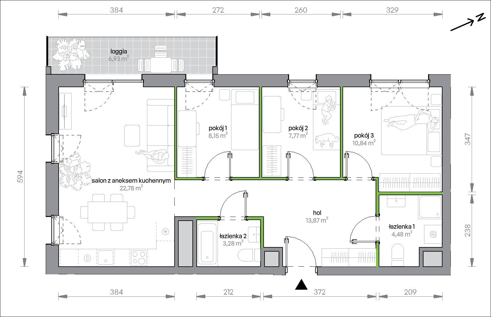 Morska Vita – inwestycja Develia - lokal 2.10.M04, budynek Etap II