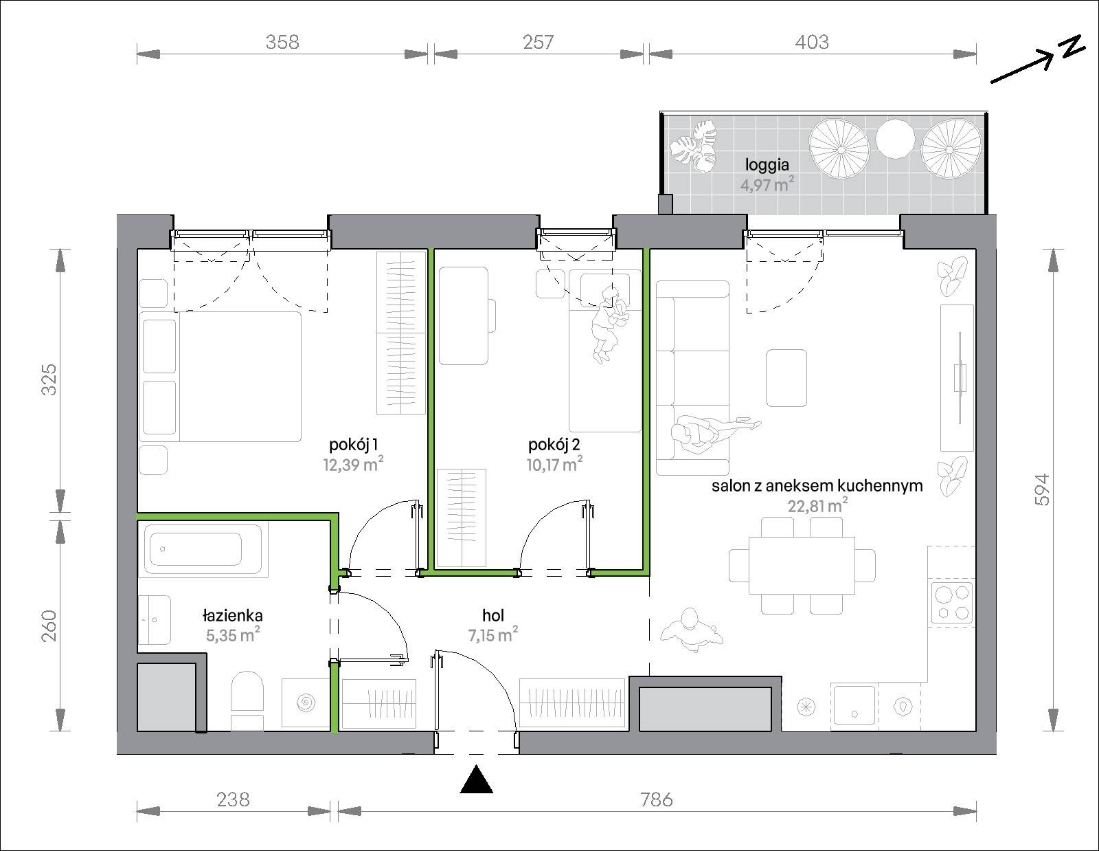 Morska Vita – inwestycja Develia - lokal 2.12.M06, budynek Etap II
