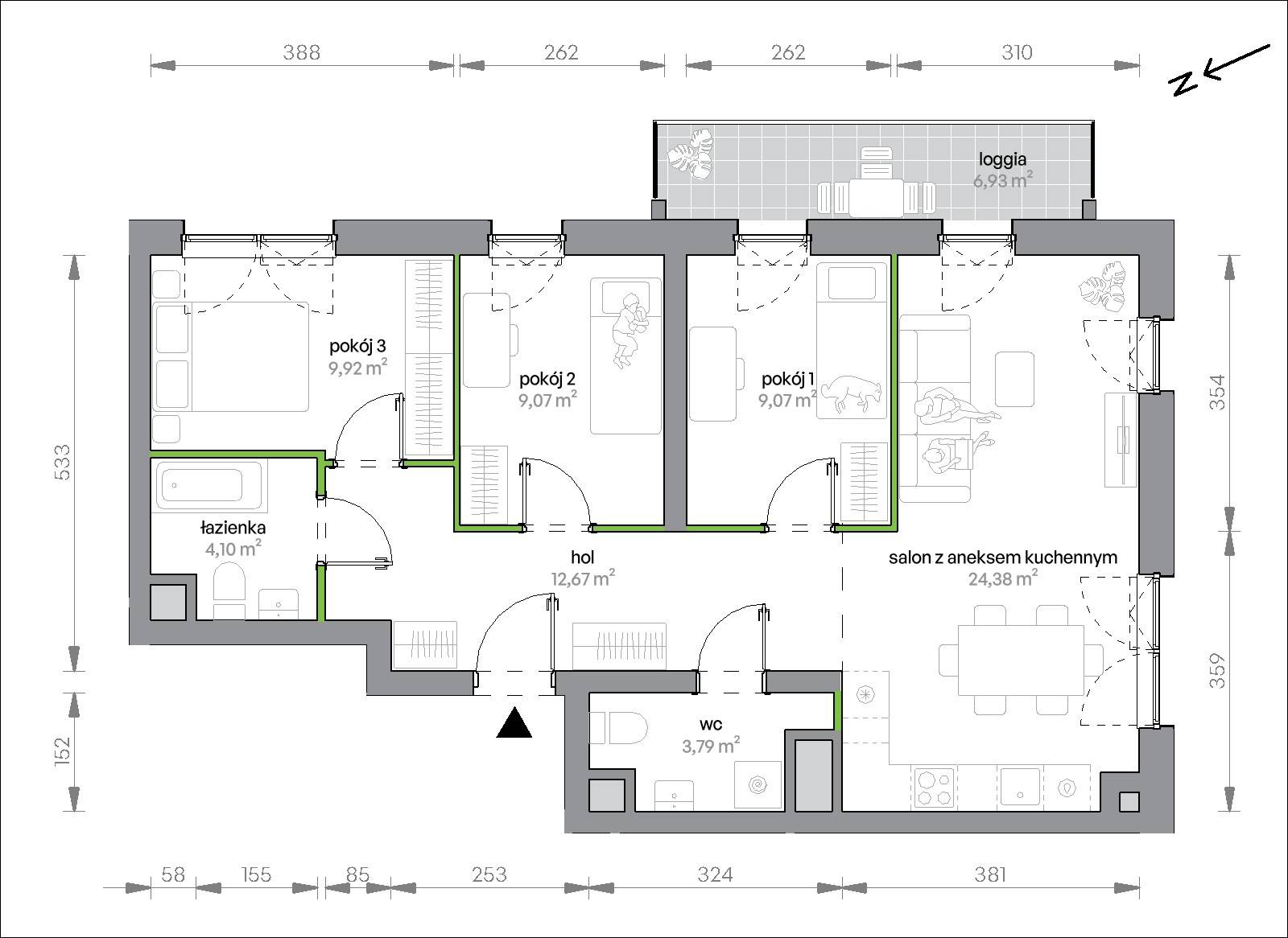 Morska Vita – inwestycja Develia - lokal 2.2.M03, budynek Etap II