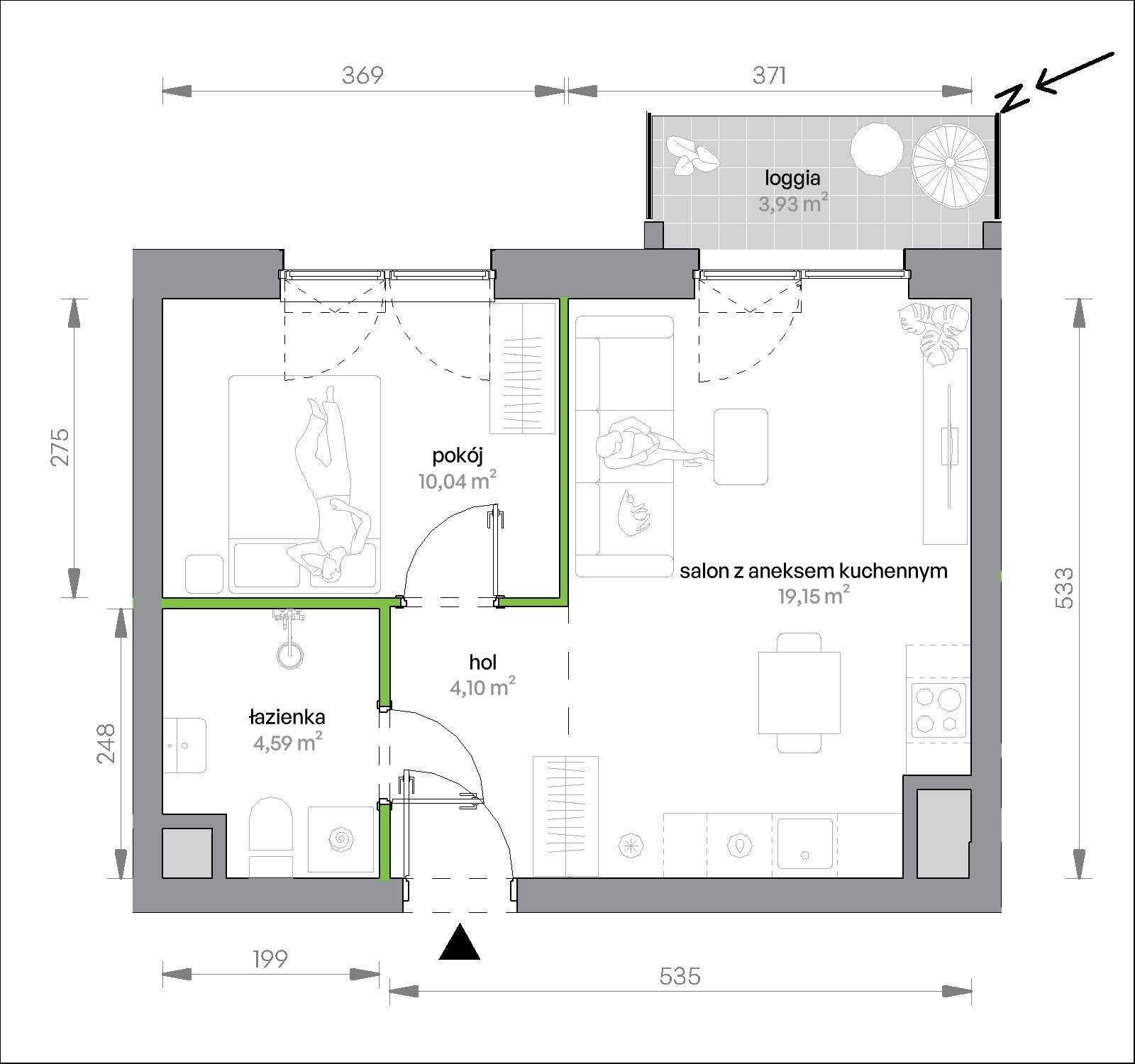 Morska Vita – inwestycja Develia - lokal 2.3.M02, budynek Etap II