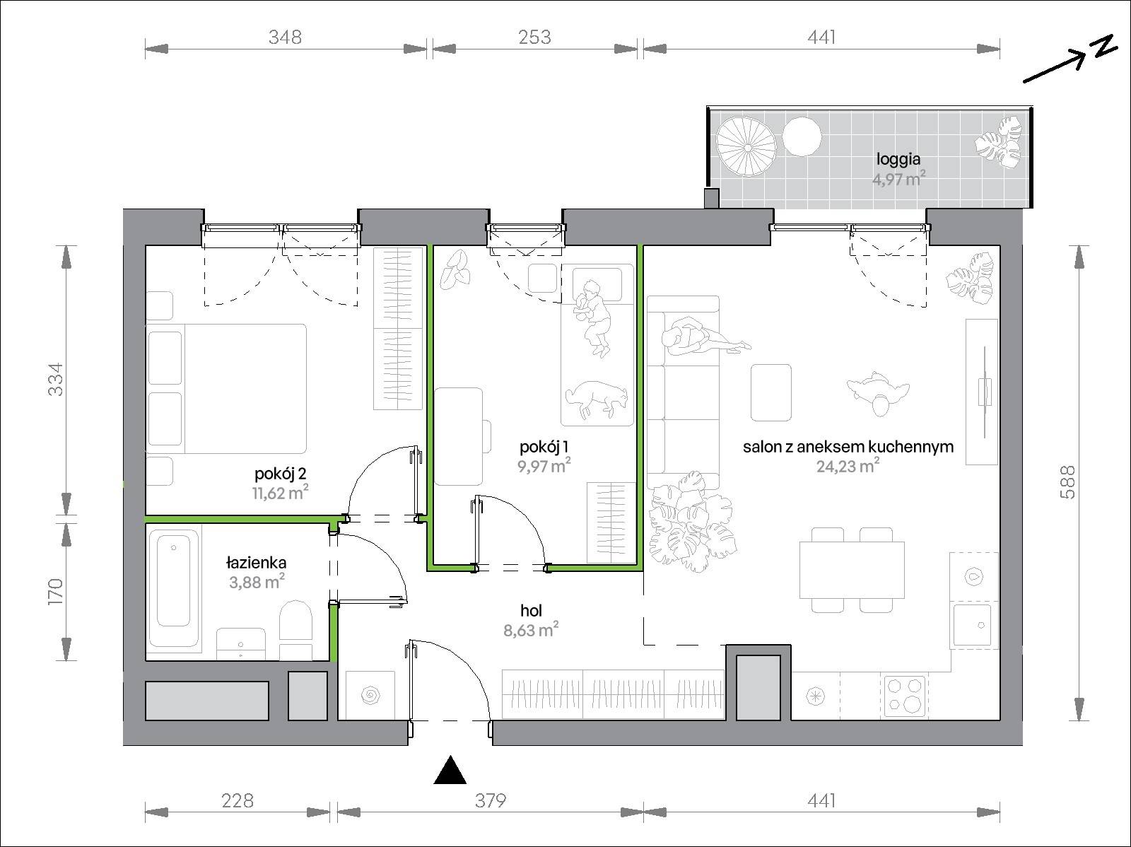 Morska Vita – inwestycja Develia - lokal 2.3.M05, budynek Etap II
