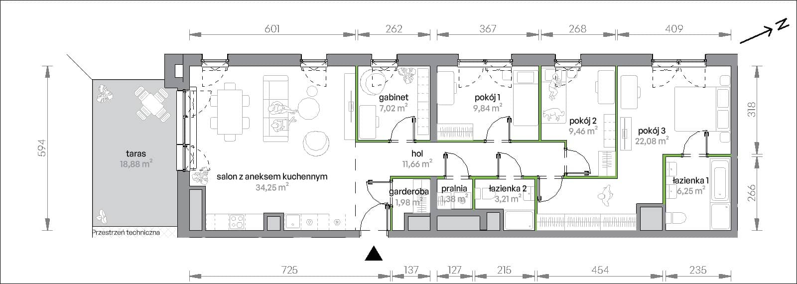 Morska Vita – inwestycja Develia - lokal 2.13.M03, budynek Etap II