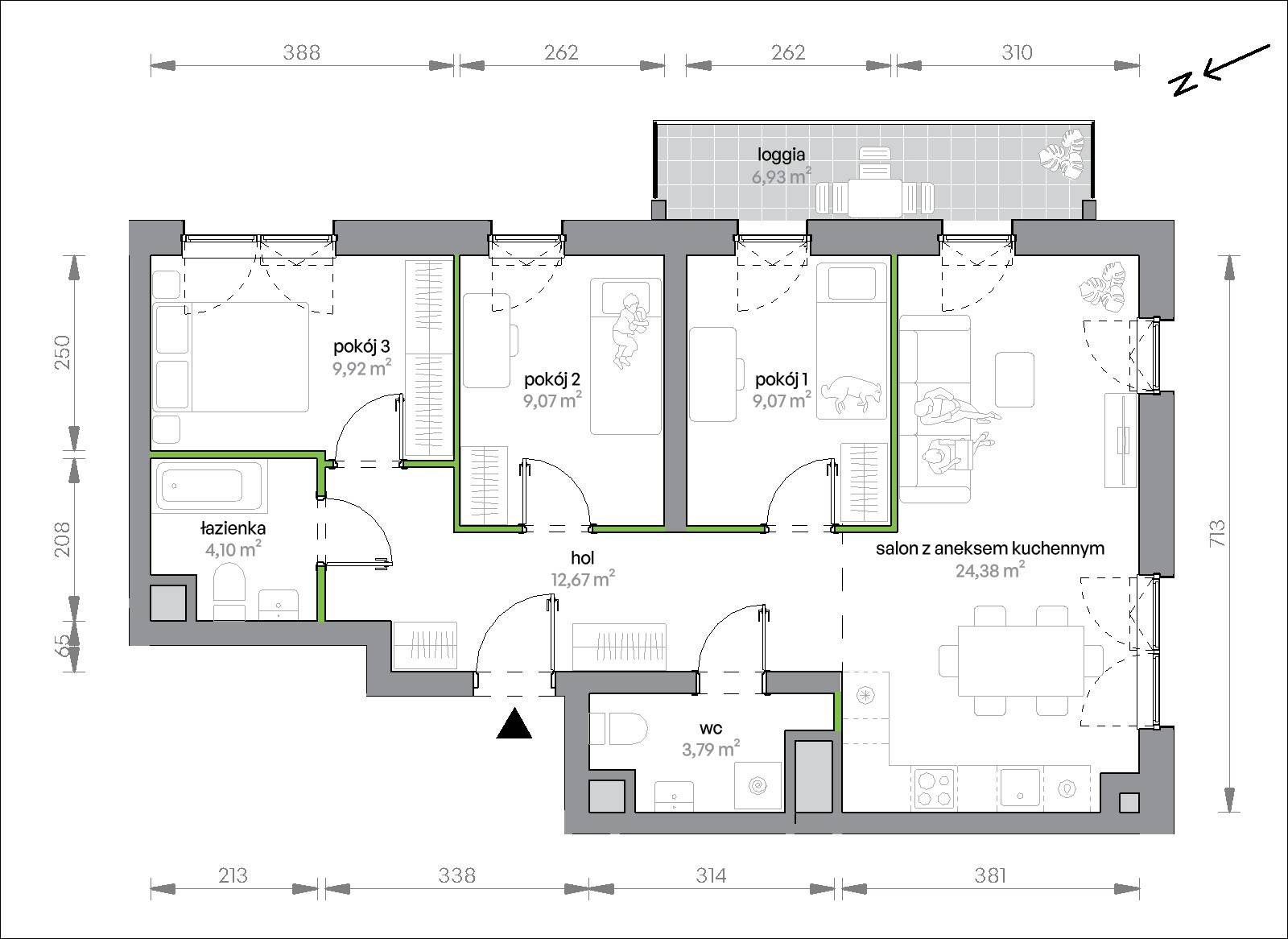 Morska Vita – inwestycja Develia - lokal 2.4.M03, budynek Etap II