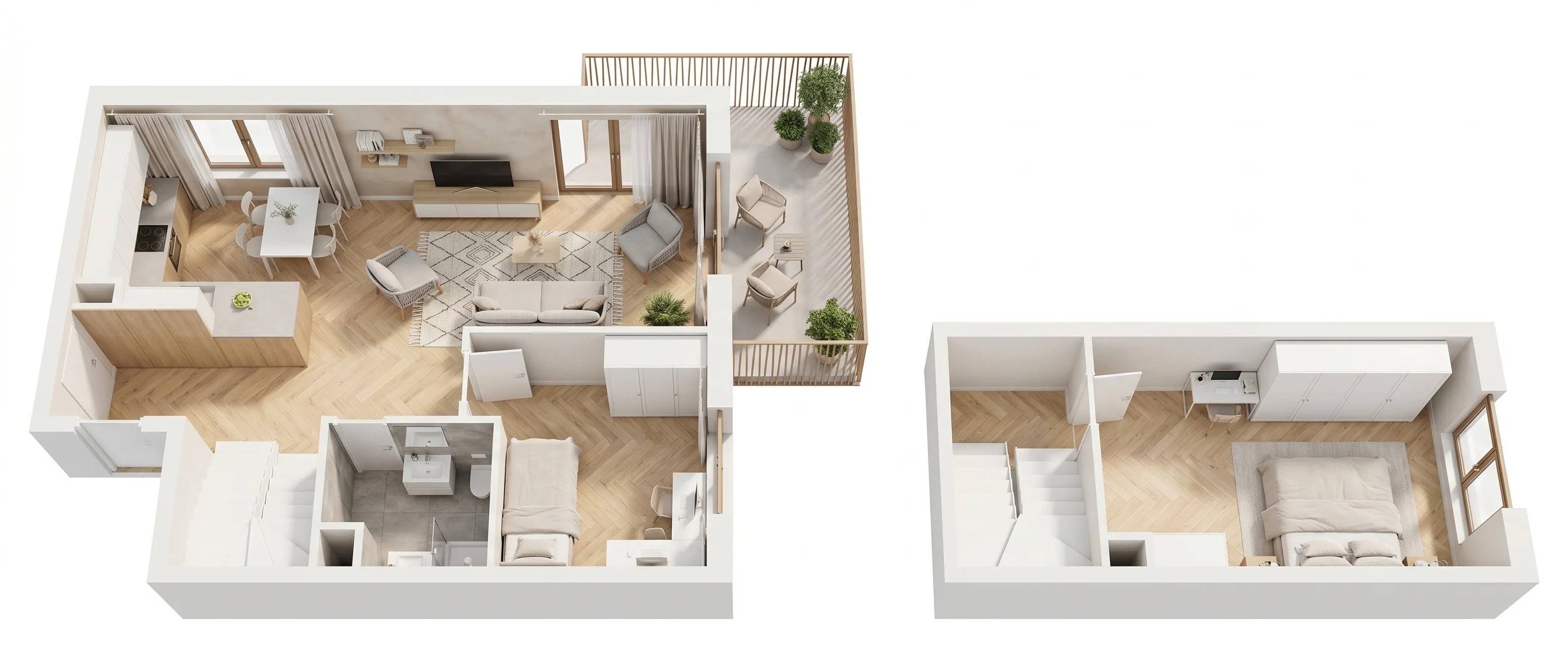 Viva Cité – inwestycja Develia - lokal BA0202, budynek Etap I
