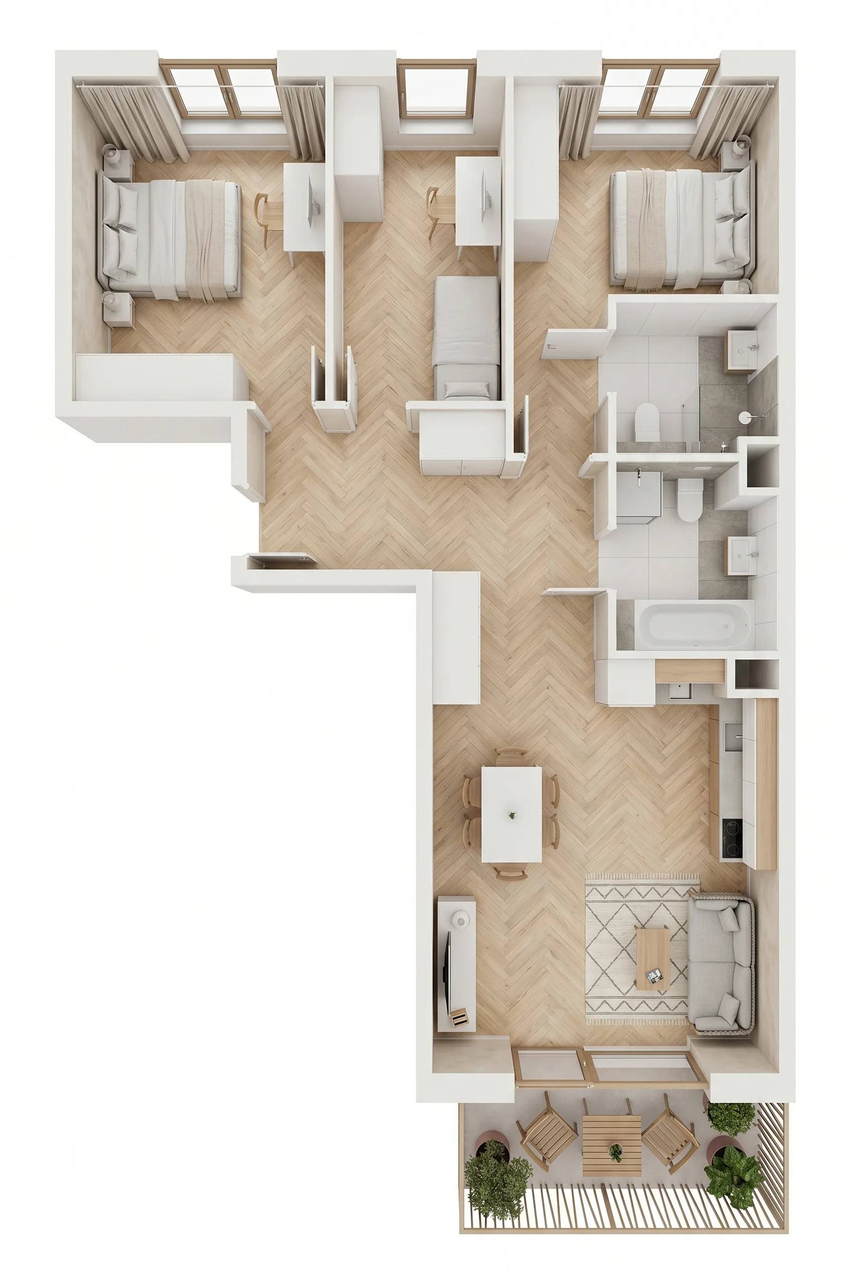 Viva Cité – inwestycja Develia - lokal BB0201, budynek Etap I