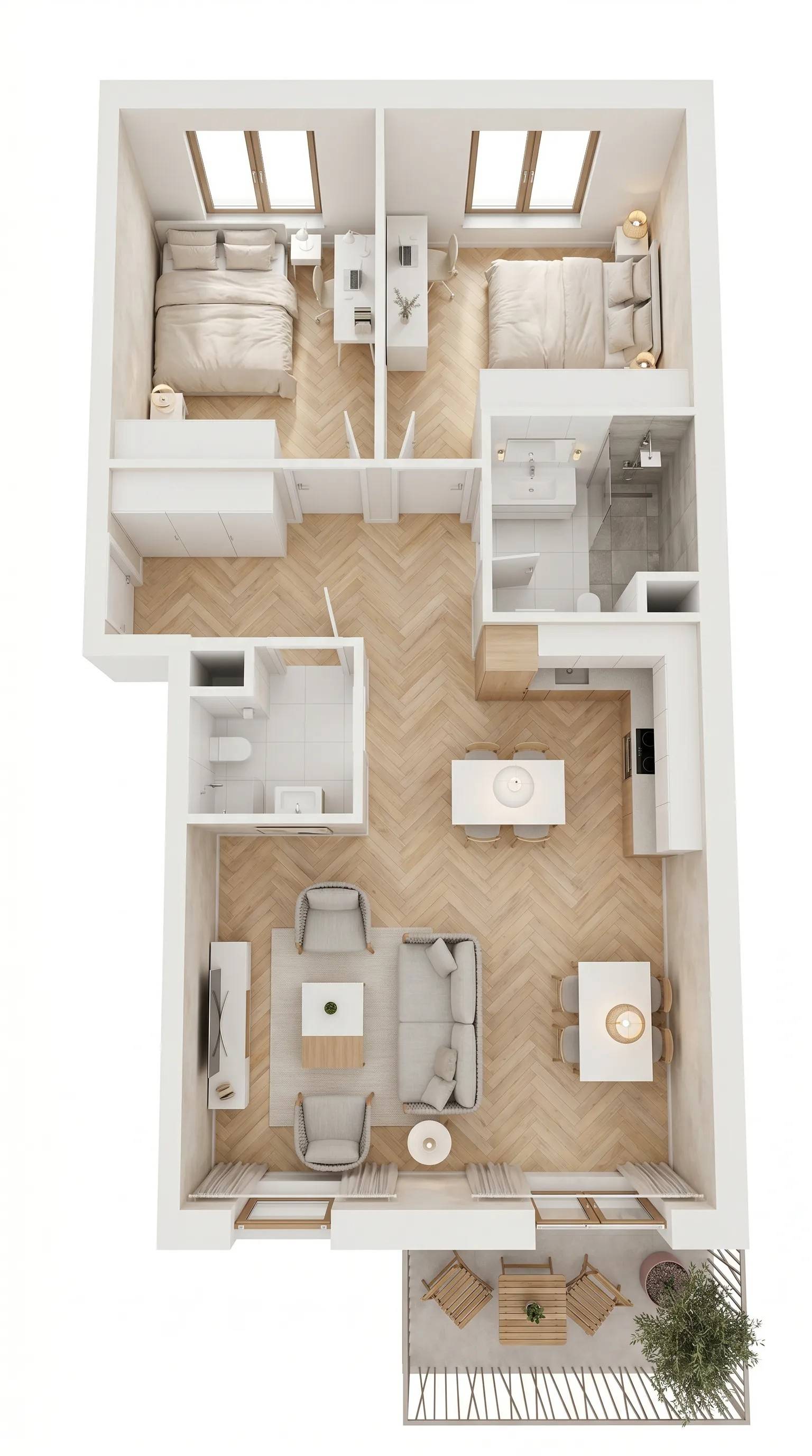 Viva Cité – inwestycja Develia - lokal BC0201, budynek Etap I