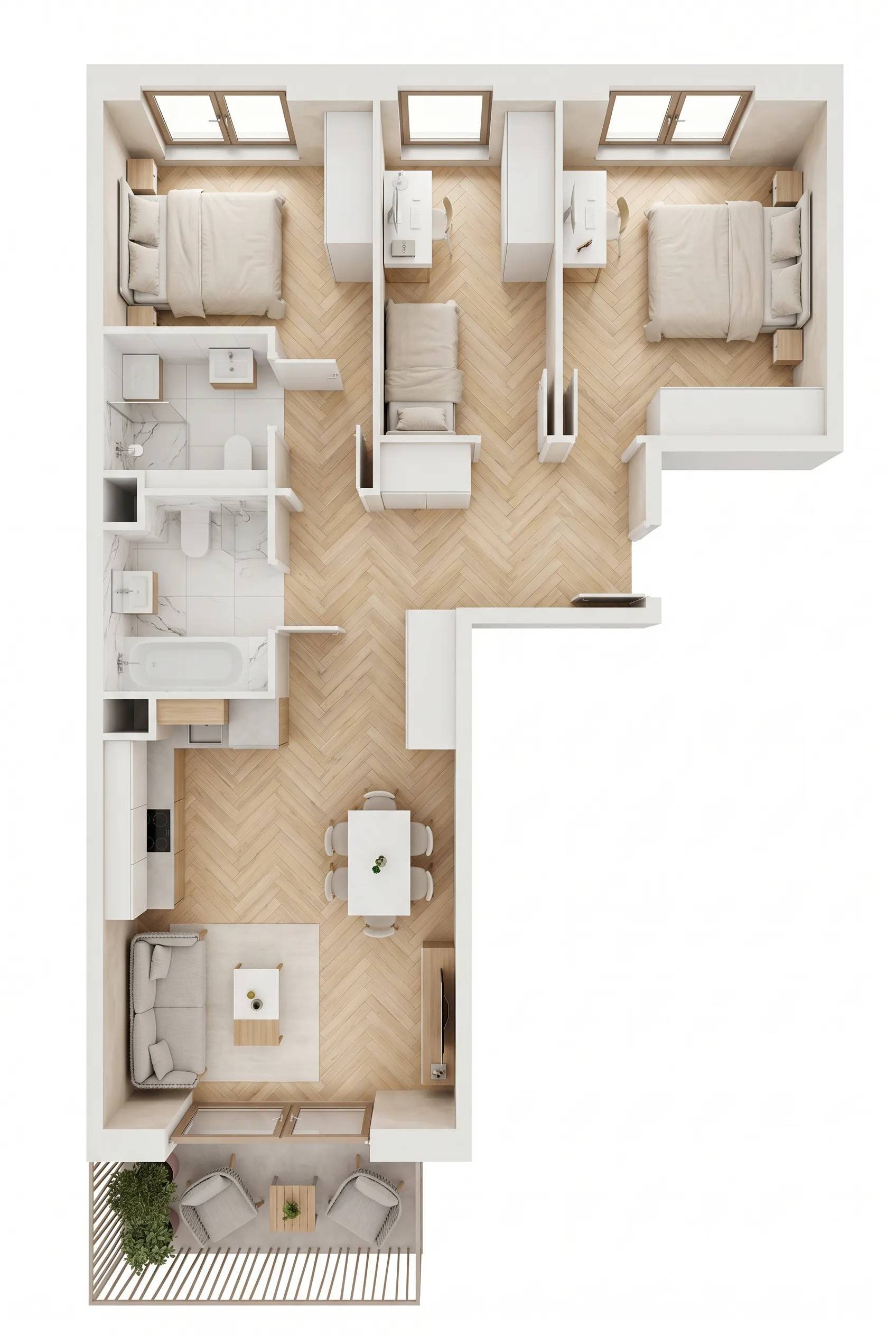 Viva Cité – inwestycja Develia - lokal BD0204, budynek Etap I