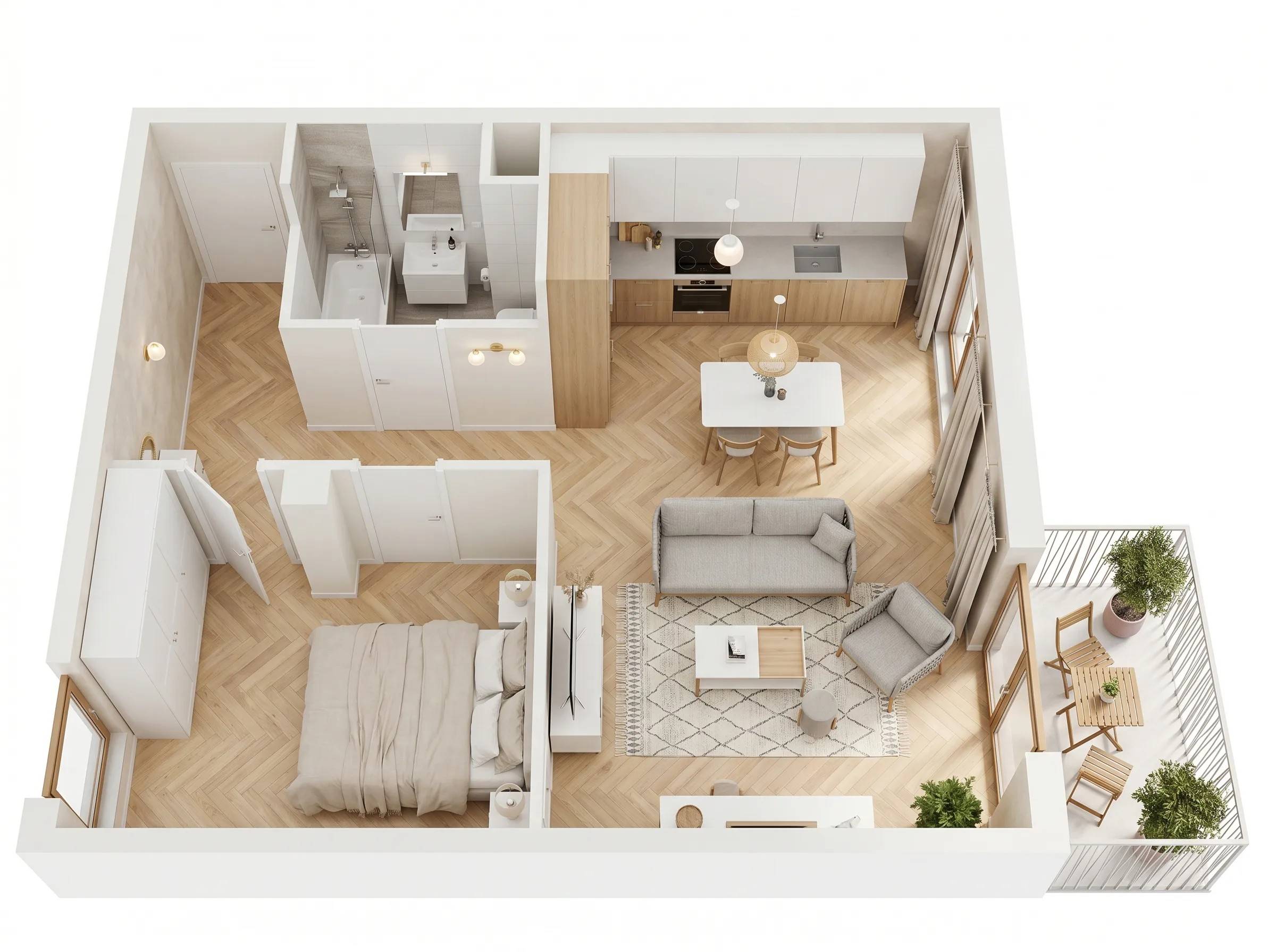 Viva Cité – inwestycja Develia - lokal BE0202, budynek Etap I