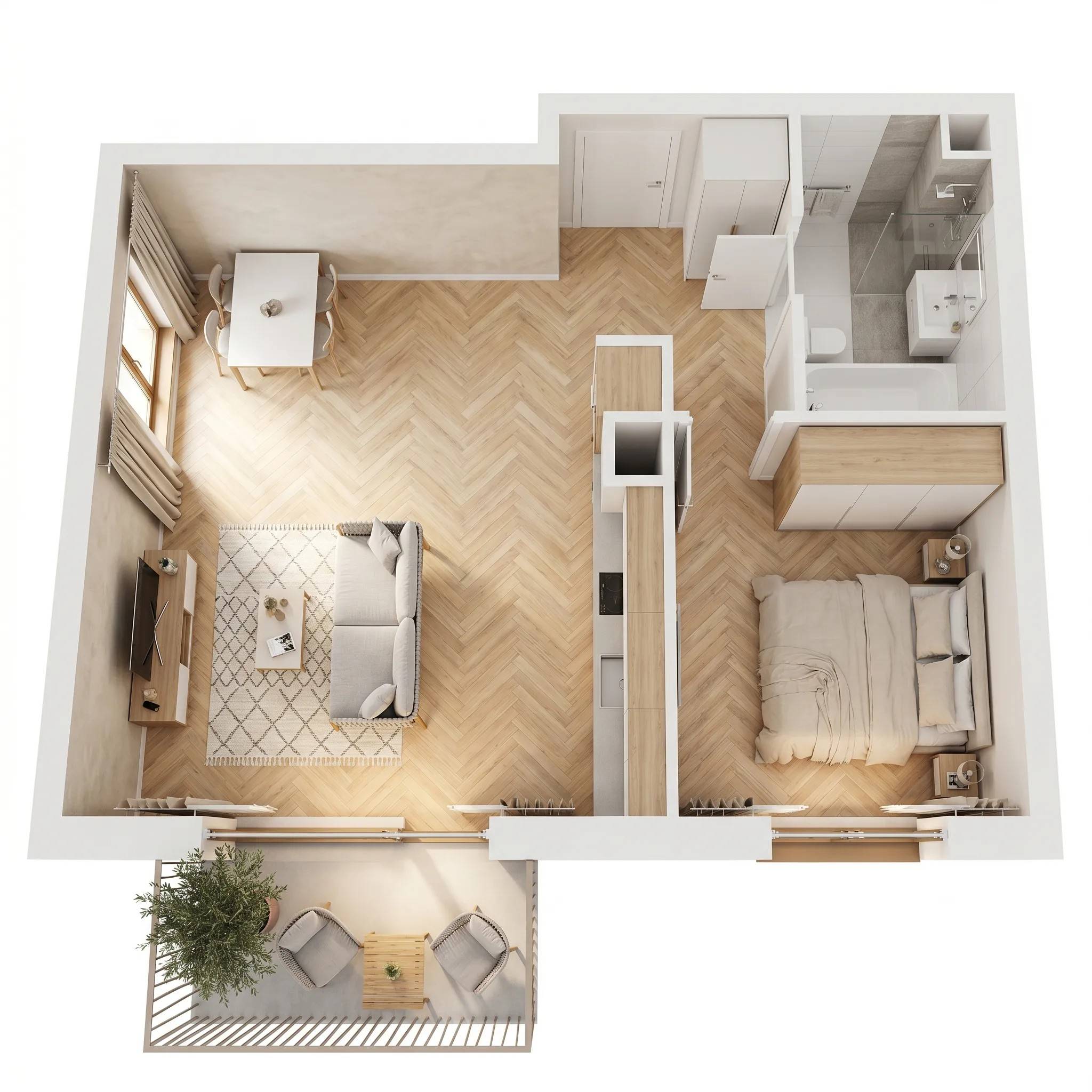 Viva Cité – inwestycja Develia - lokal BG0302, budynek Etap I