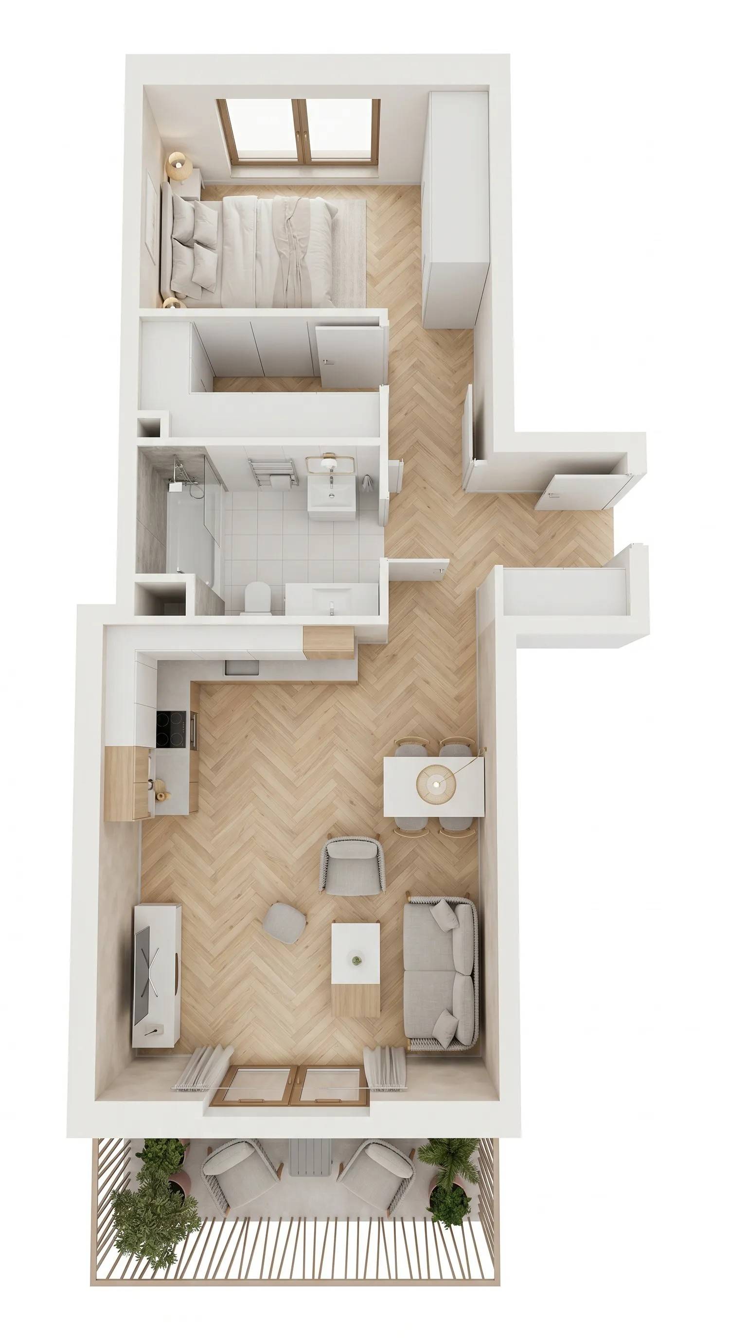 Viva Cité – inwestycja Develia - lokal BG0303, budynek Etap I