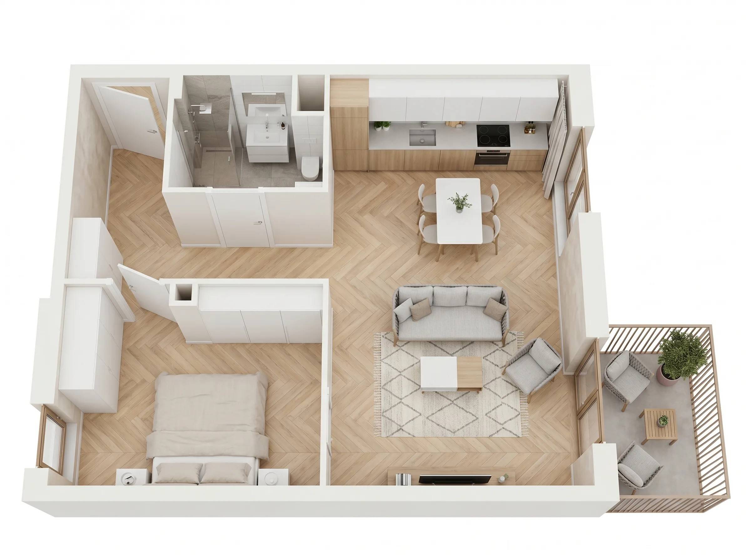 Viva Cité – inwestycja Develia - lokal BH0202, budynek Etap I