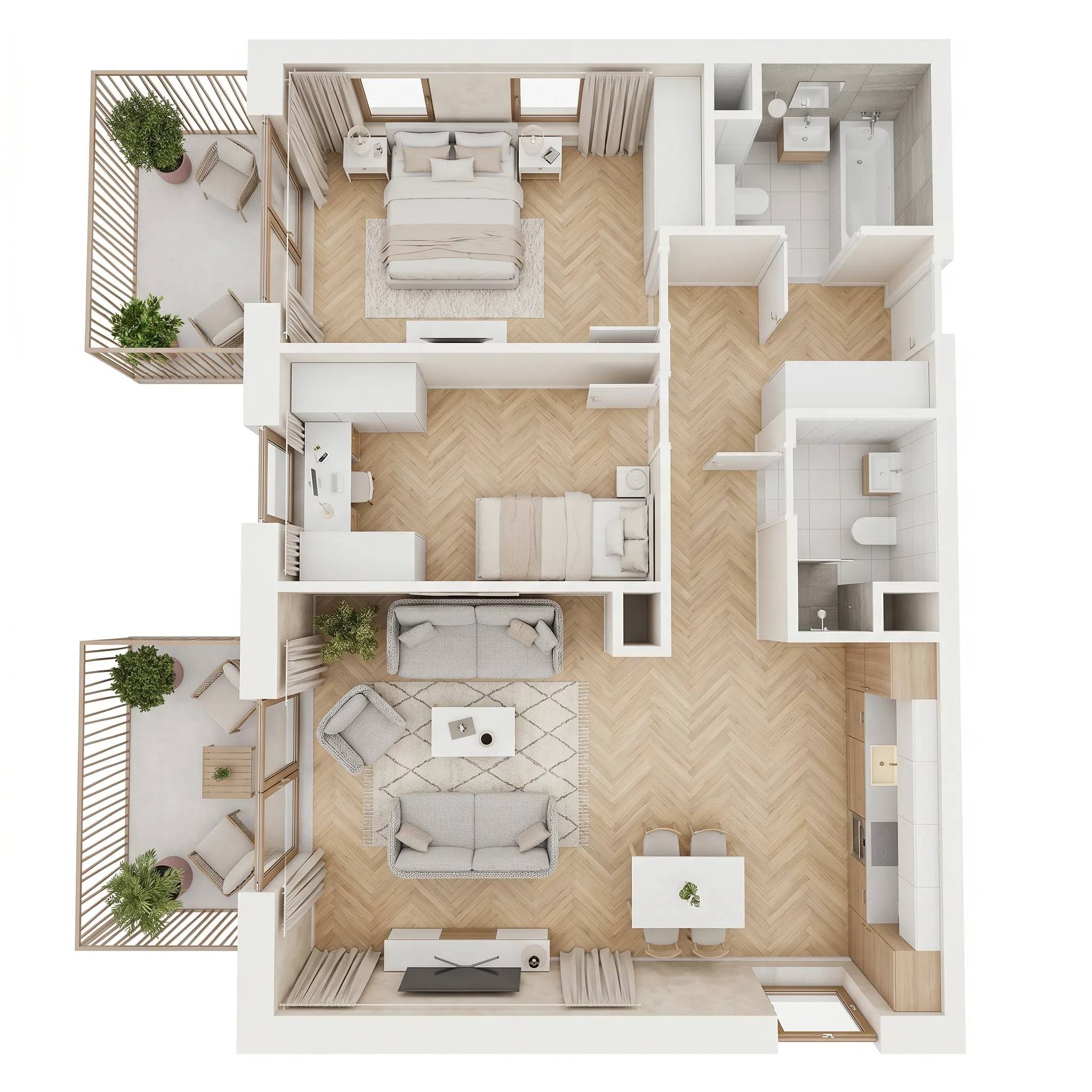 Viva Cité – inwestycja Develia - lokal BH0203, budynek Etap I