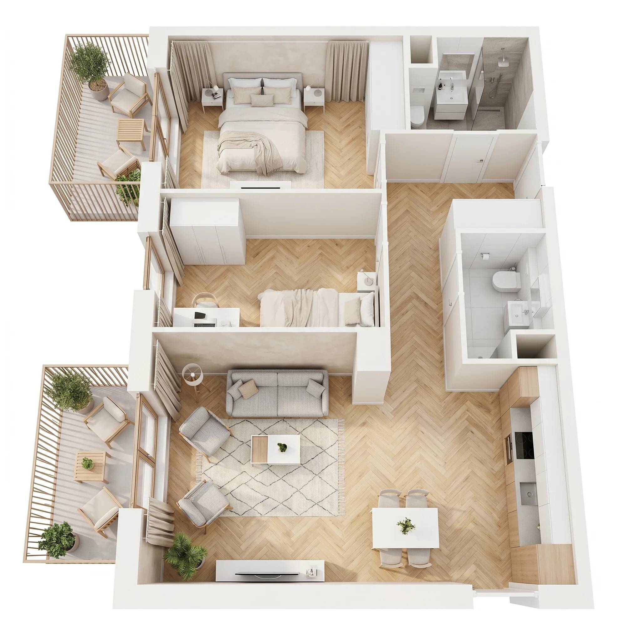 Viva Cité – inwestycja Develia - lokal BH0302, budynek Etap I