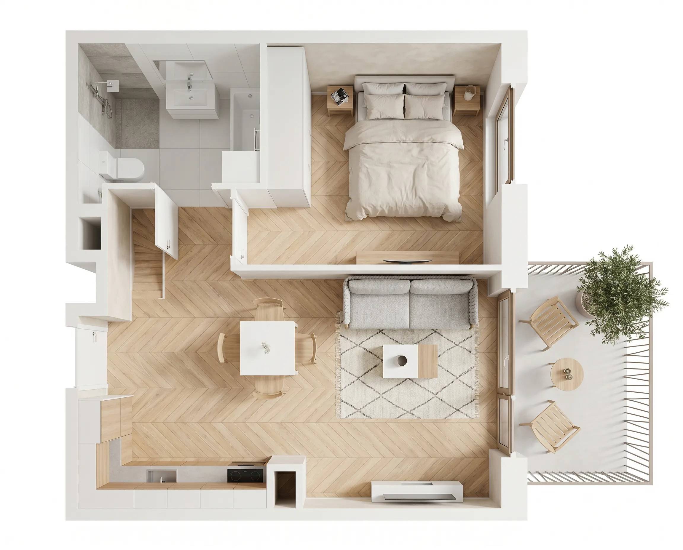 Viva Cité – inwestycja Develia - lokal AA0201, budynek Etap II