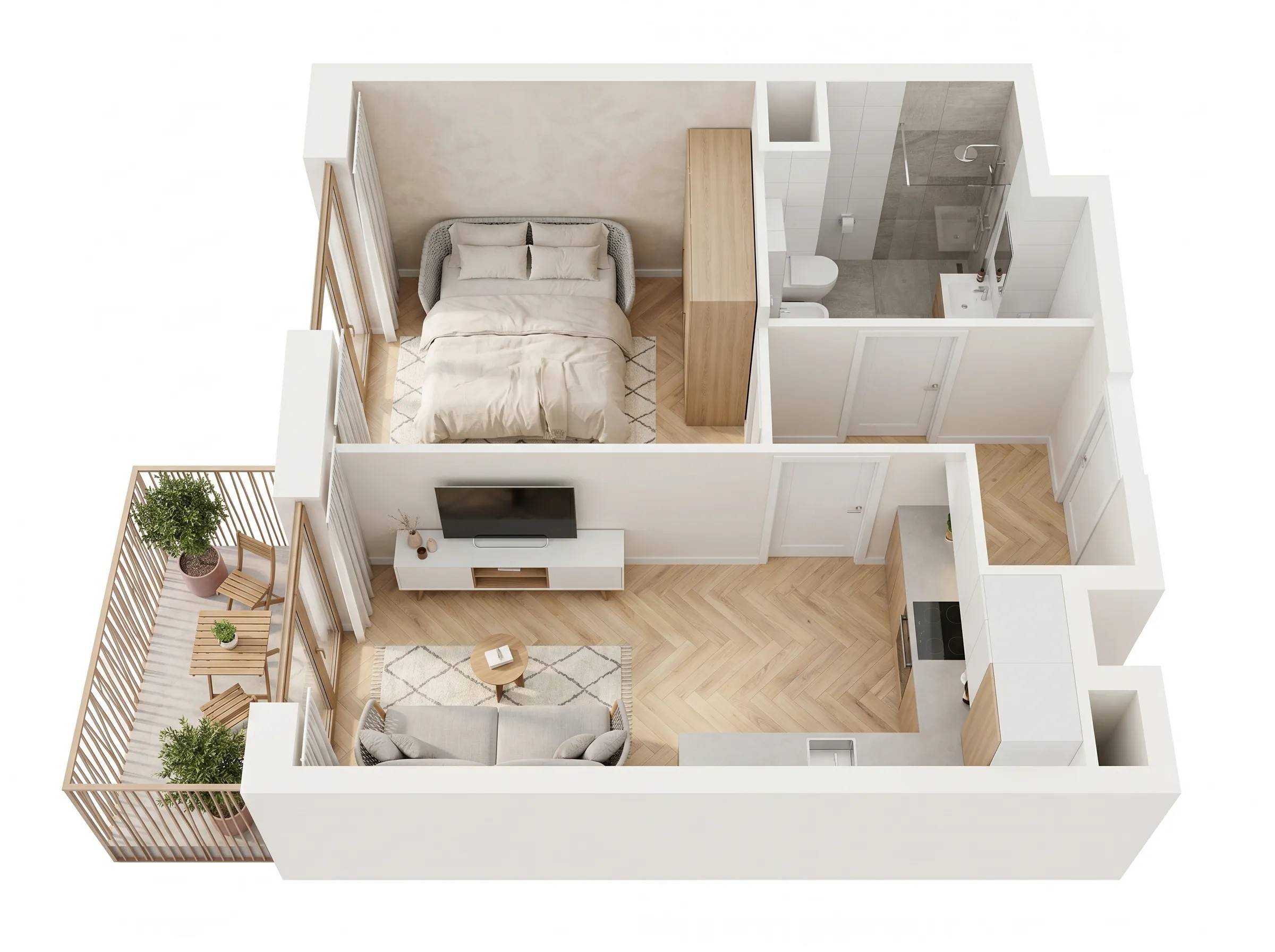 Viva Cité – inwestycja Develia - lokal AA0205, budynek Etap II