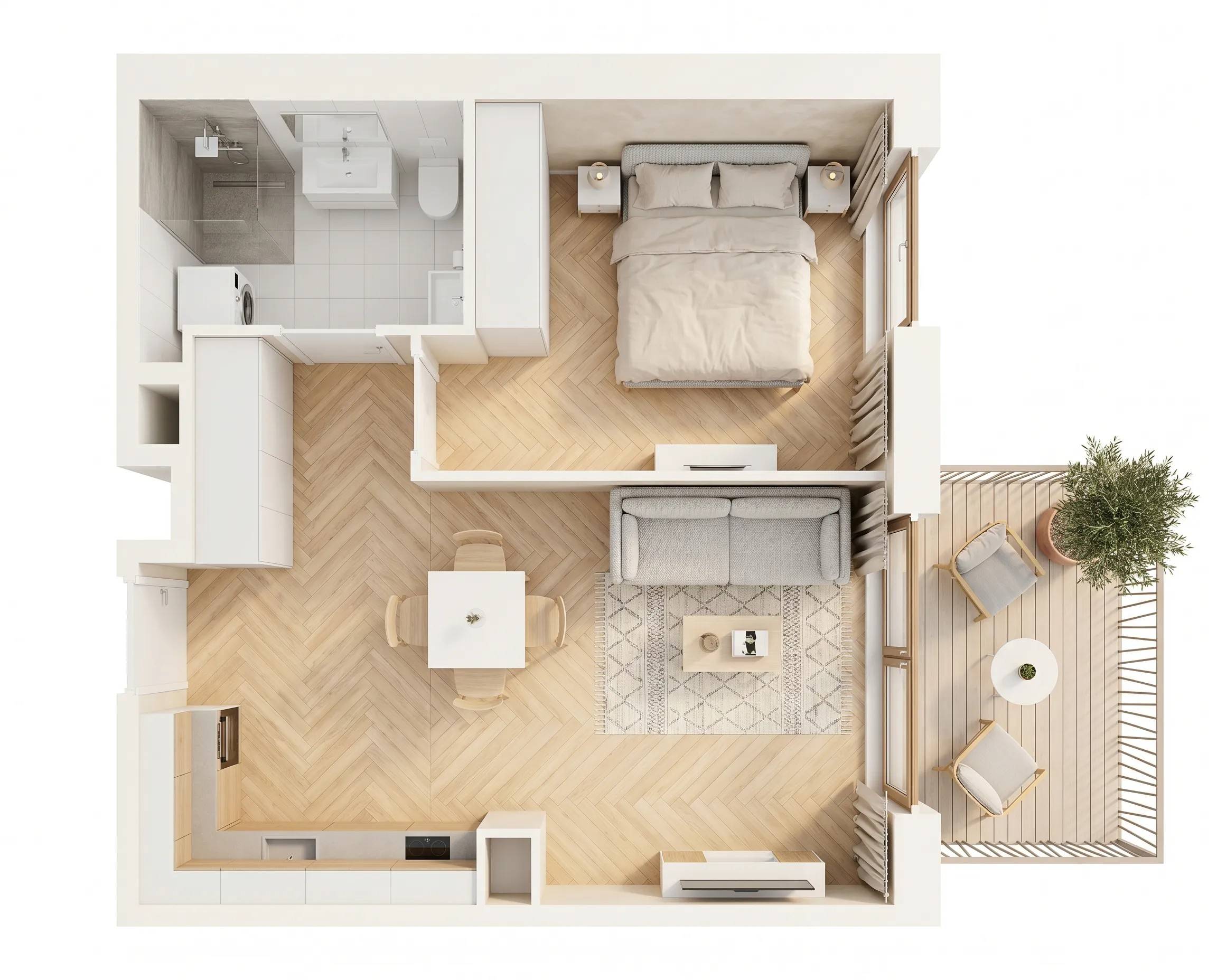 Viva Cité – inwestycja Develia - lokal AA0301, budynek Etap II
