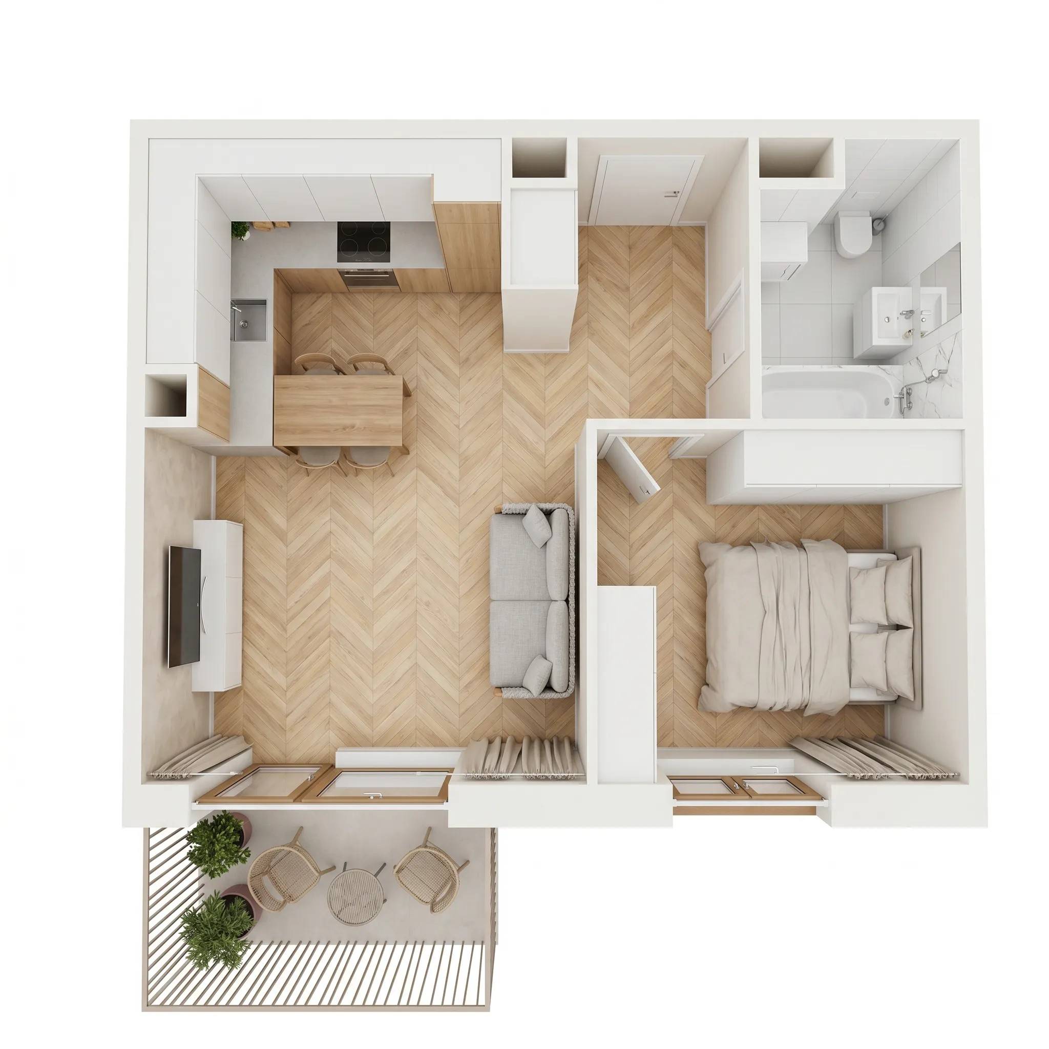 Viva Cité – inwestycja Develia - lokal AB0203, budynek Etap II