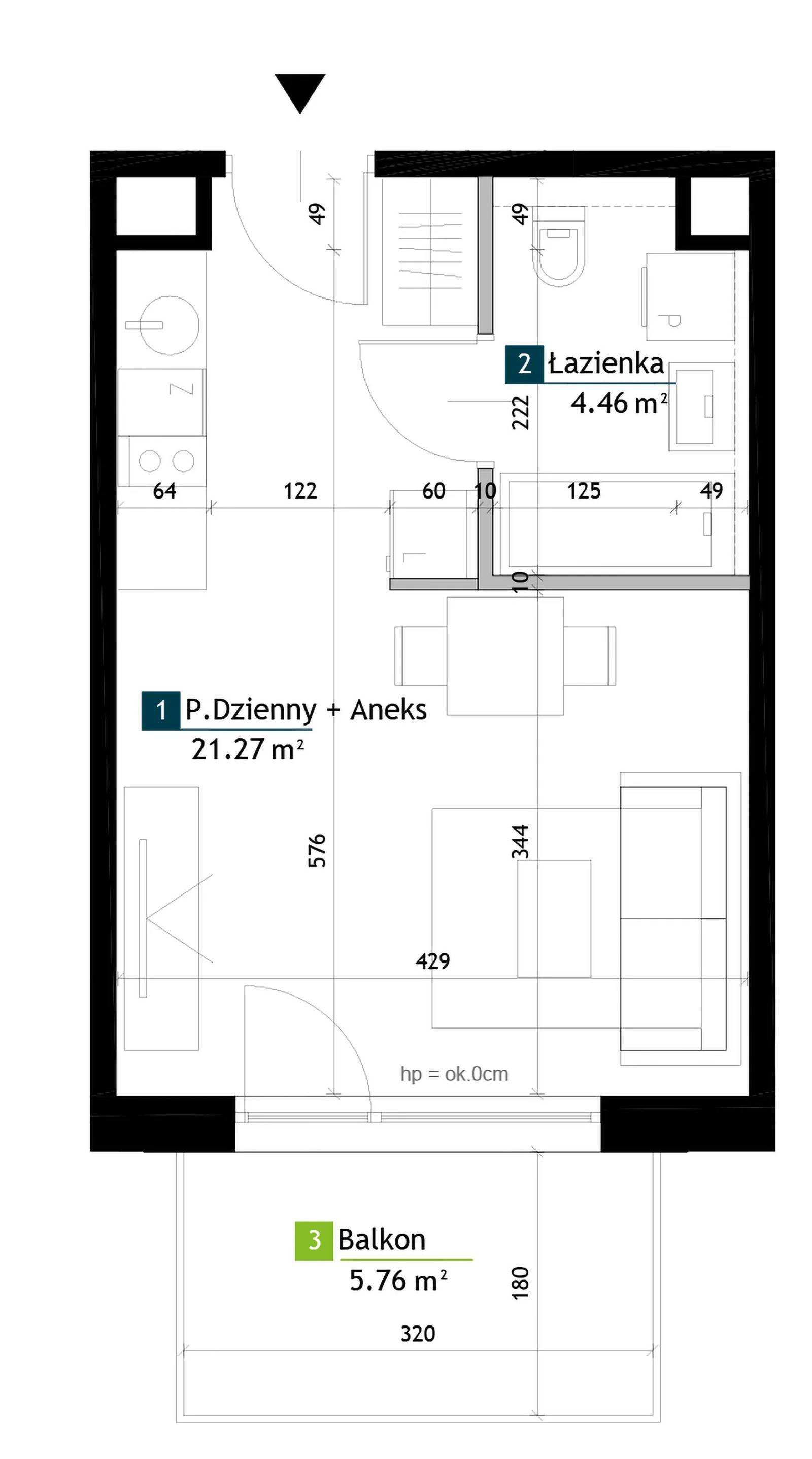 Viva Cité – inwestycja Develia - lokal AD0102, budynek Etap II
