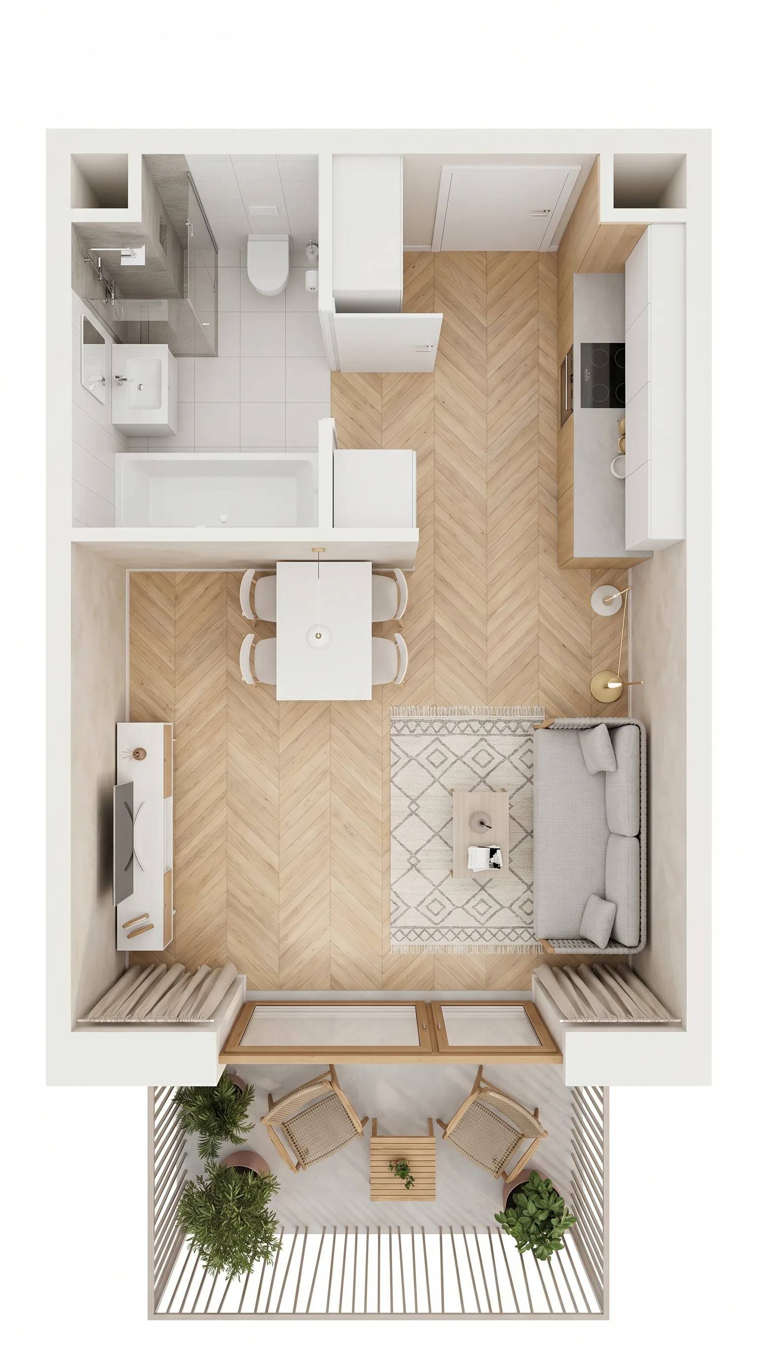 Viva Cité – inwestycja Develia - lokal AD0203, budynek Etap II