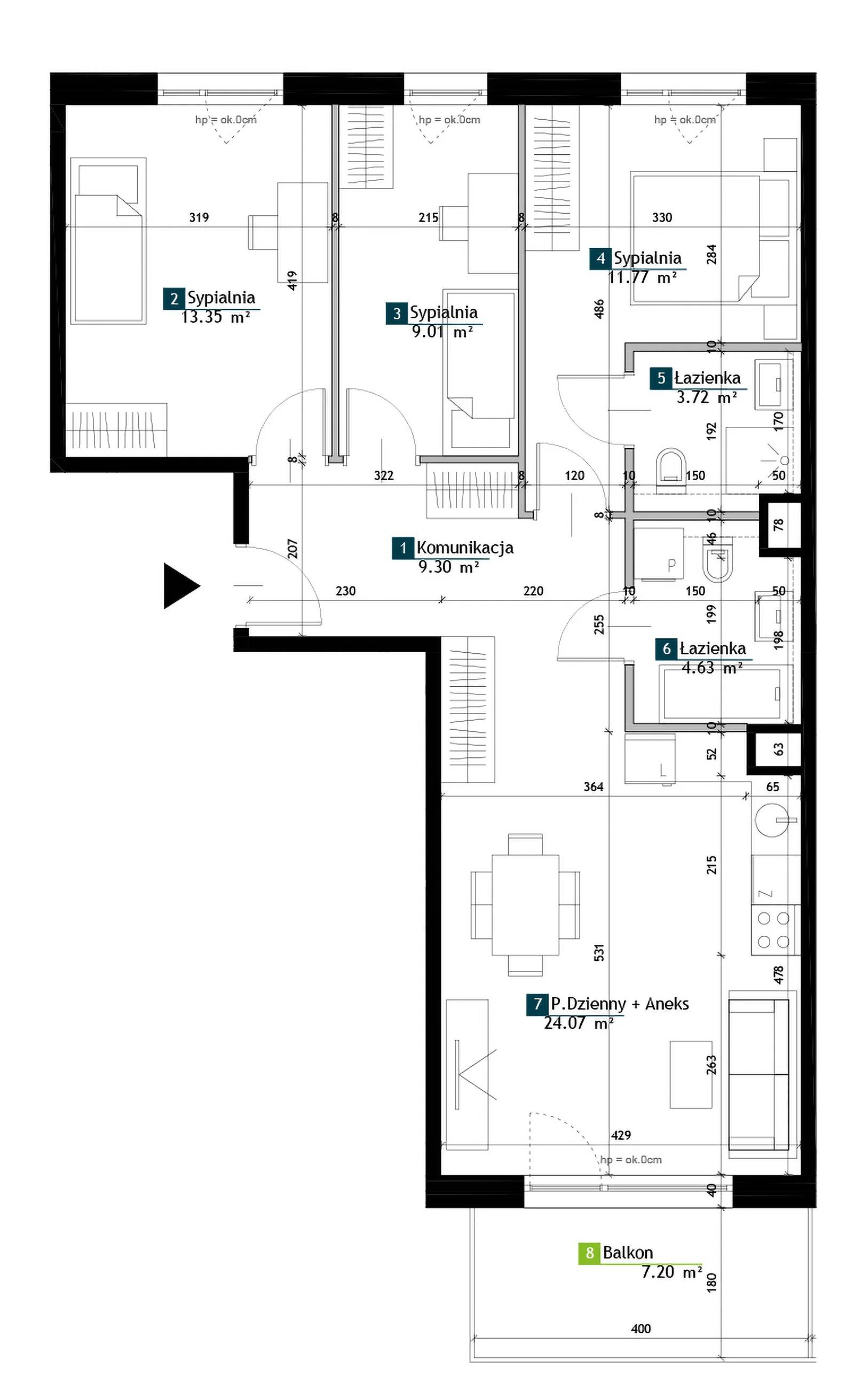 Viva Cité – inwestycja Develia - lokal BB0301, budynek Etap I
