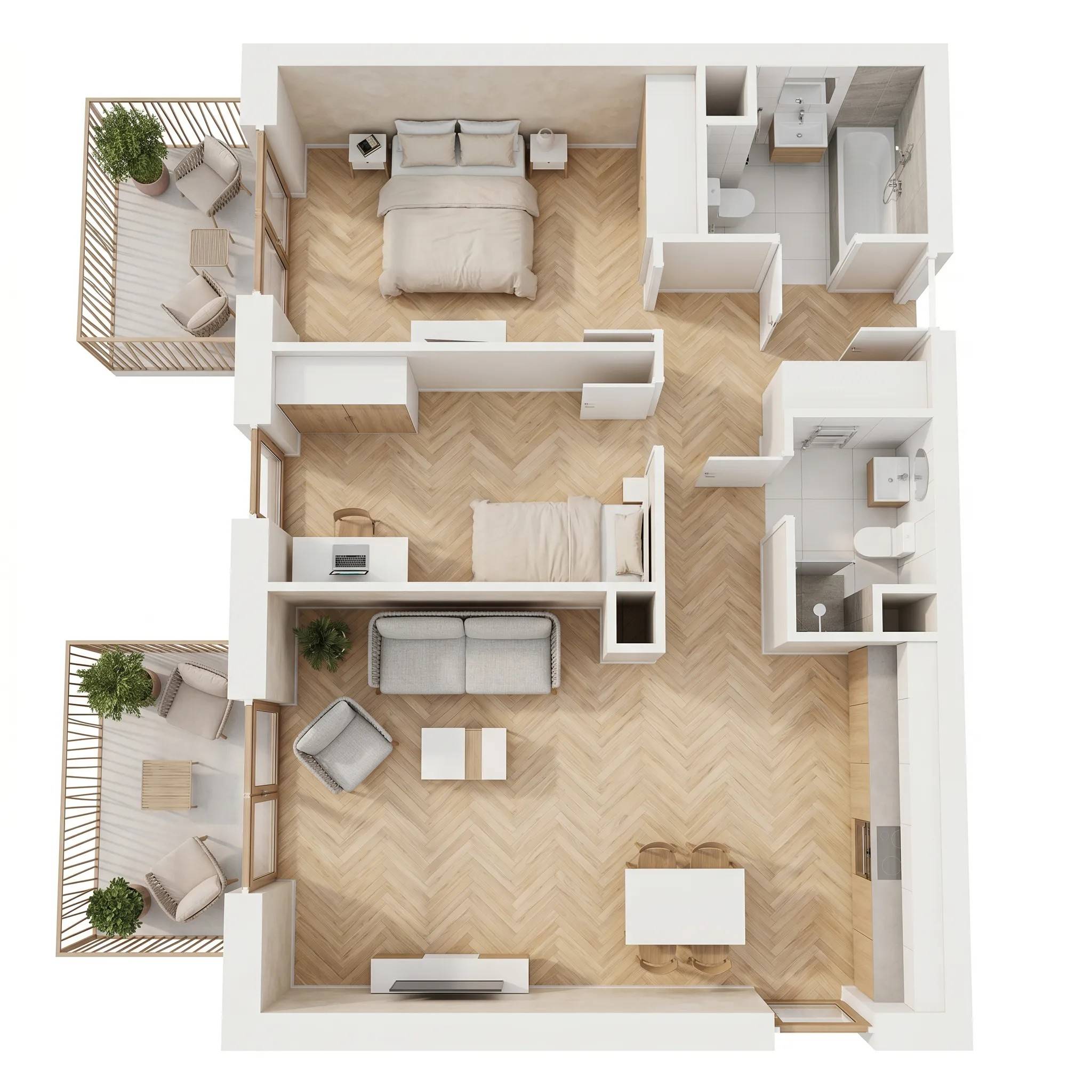 Viva Cité – inwestycja Develia - lokal BE0203, budynek Etap I