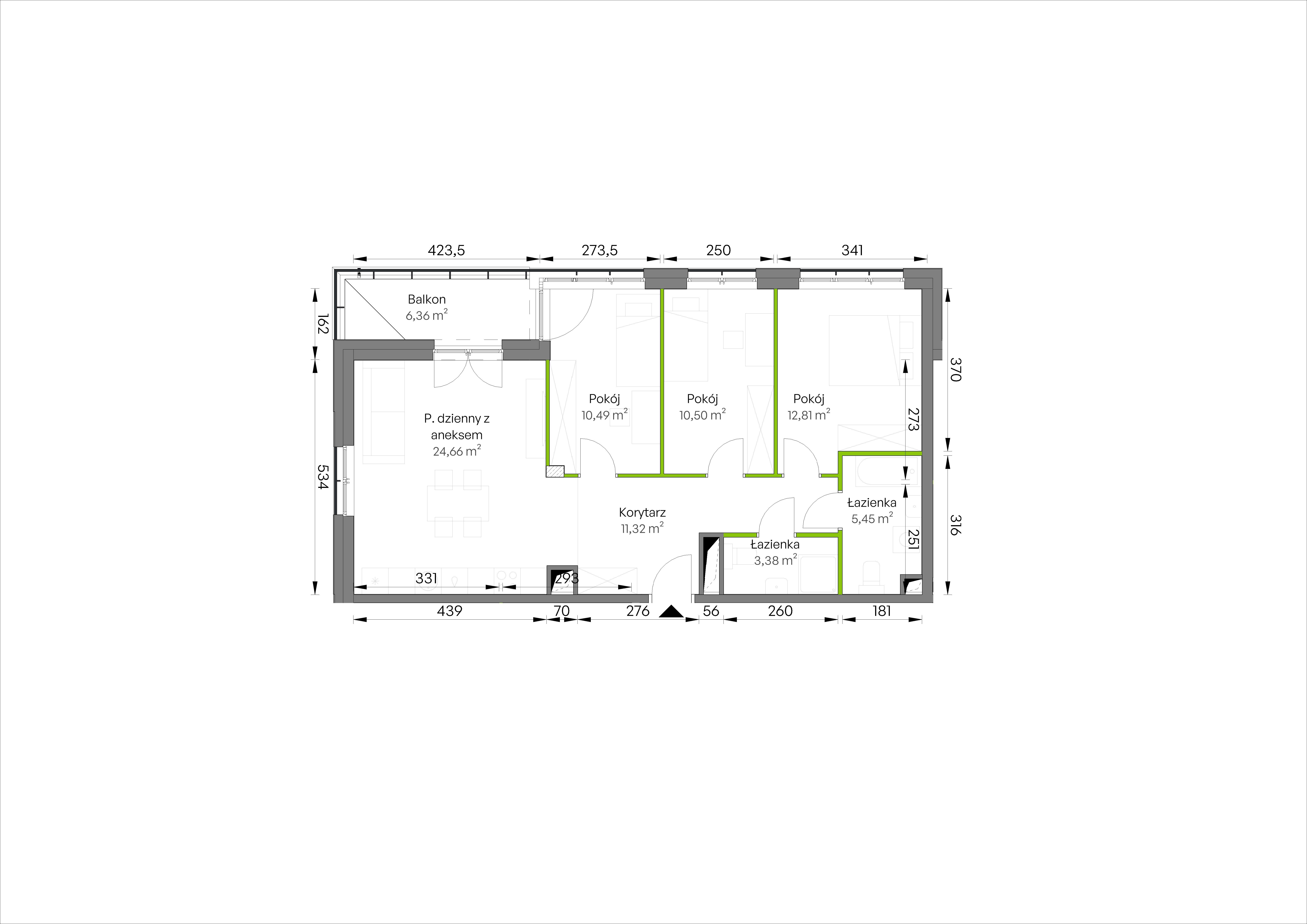 WUWA Vita – inwestycja Develia - lokal D2/02/20, budynek Etap III