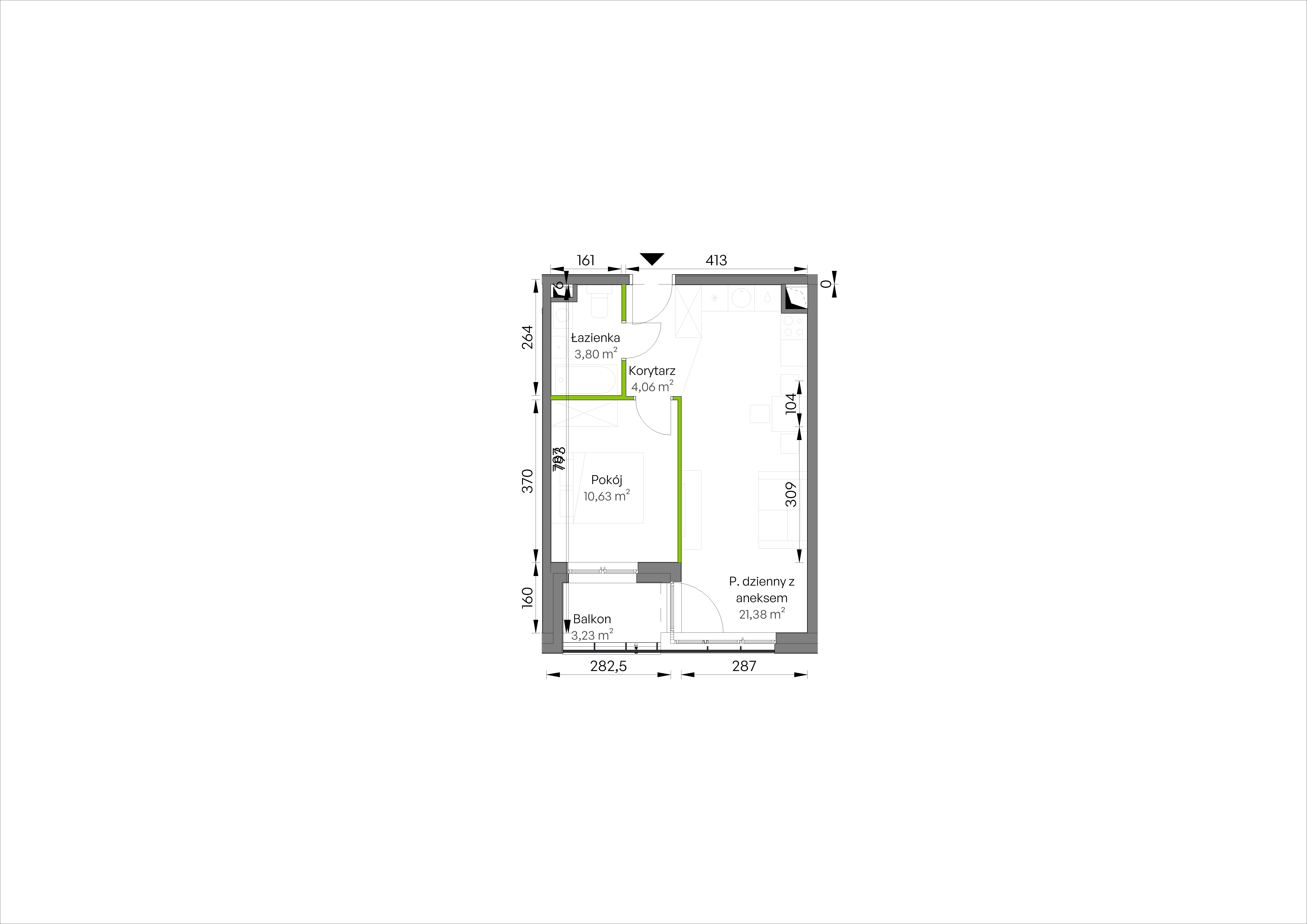 WUWA Vita – inwestycja Develia - lokal D3/03/21, budynek Etap III