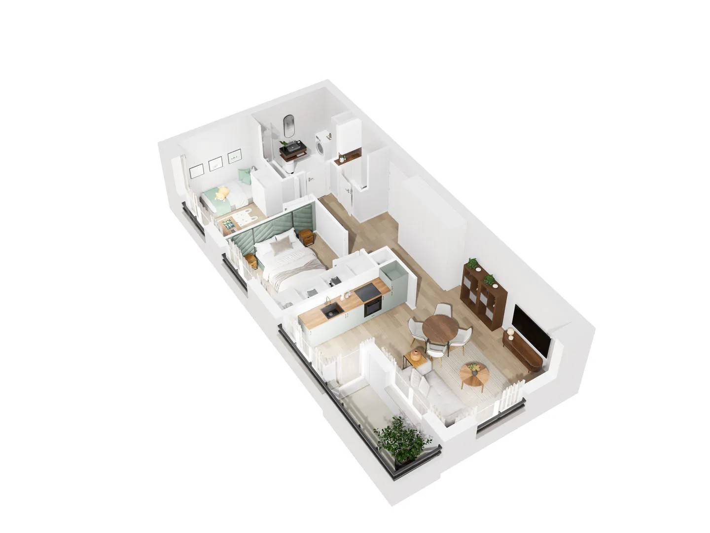 WUWA Vita – inwestycja Develia - lokal A3/02/19, budynek Etap II