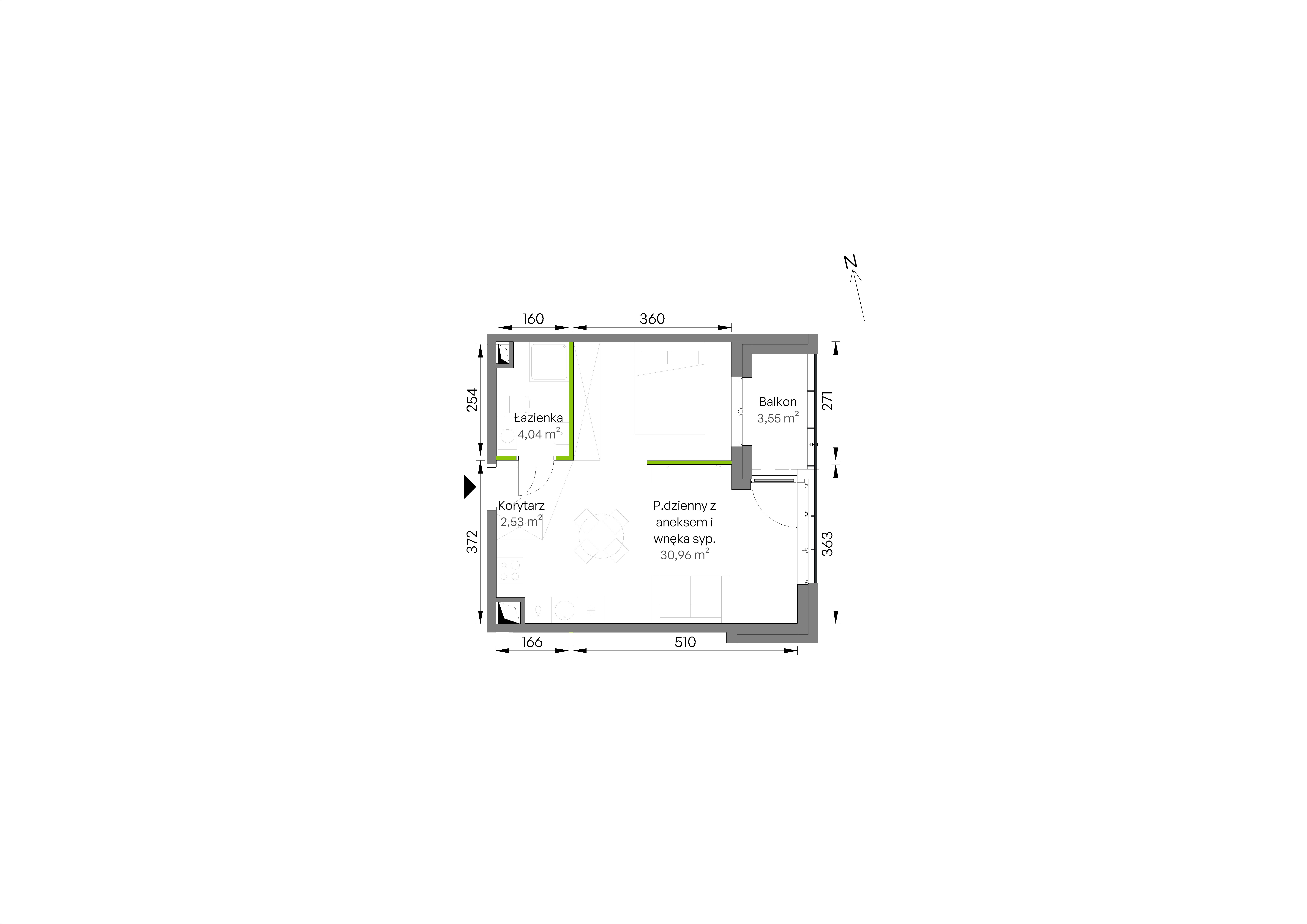 WUWA Vita – inwestycja Develia - lokal C1/01/24, budynek Etap III