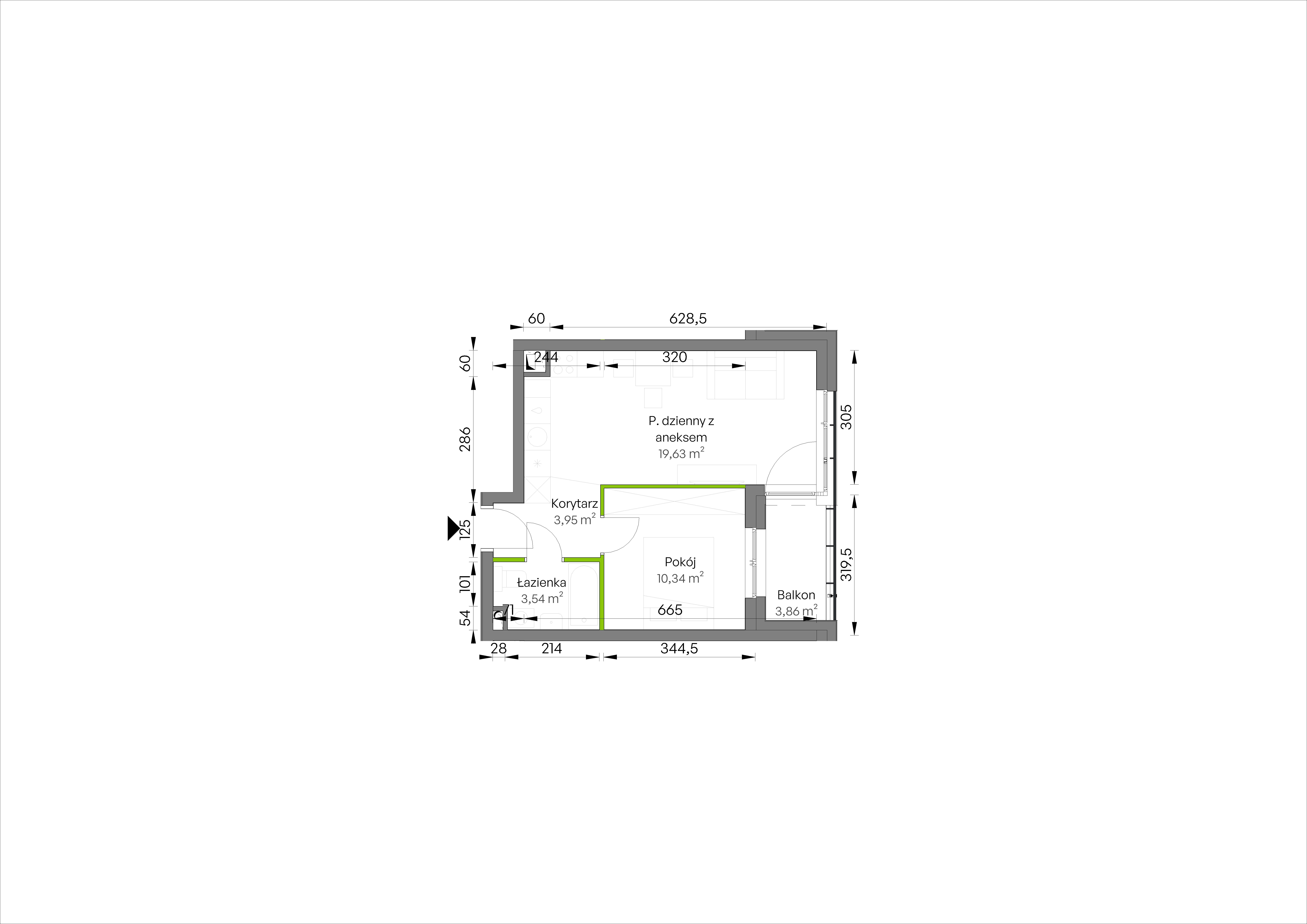WUWA Vita – inwestycja Develia - lokal D2/01/02, budynek Etap III