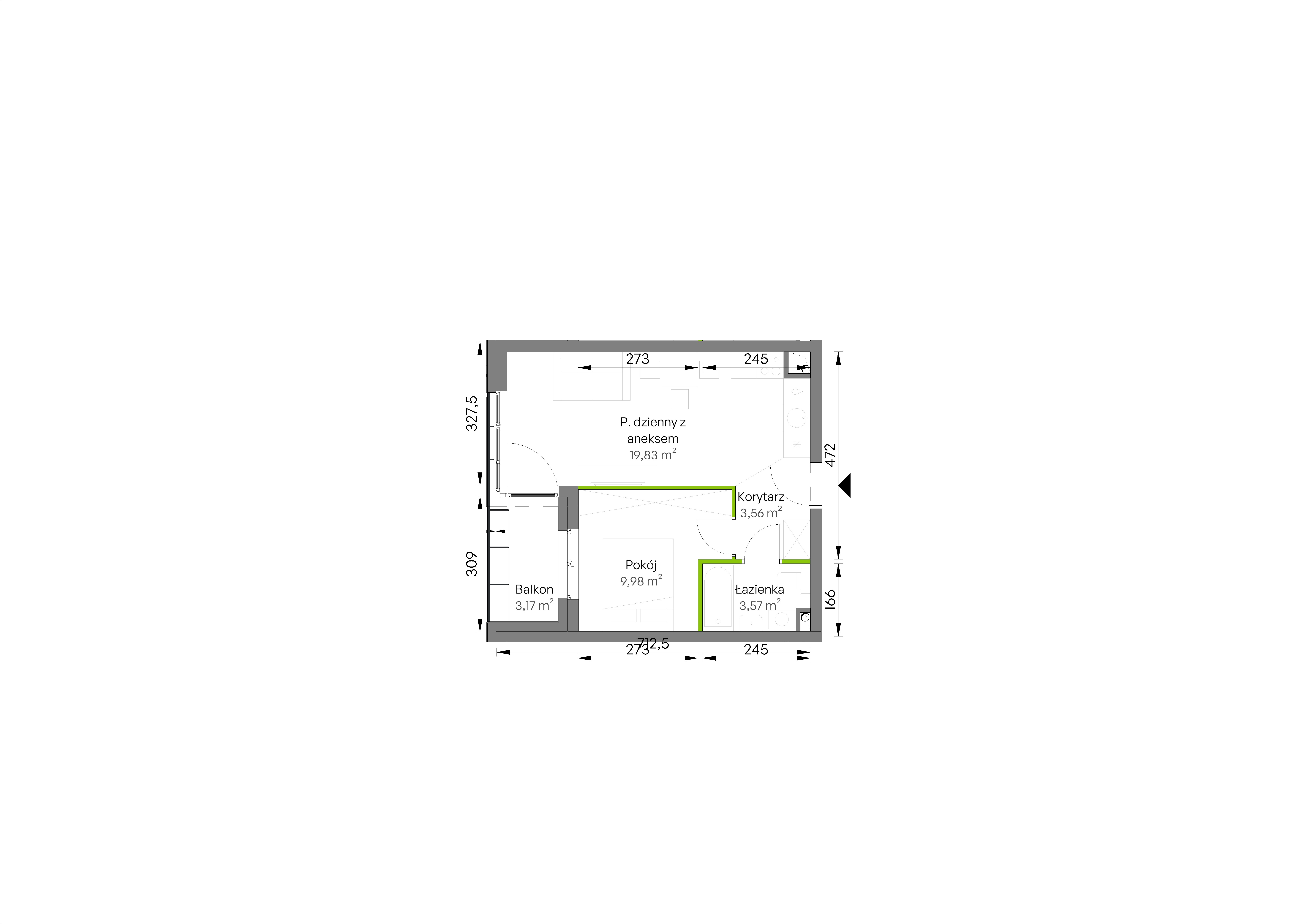 WUWA Vita – inwestycja Develia - lokal D2/01/10, budynek Etap III