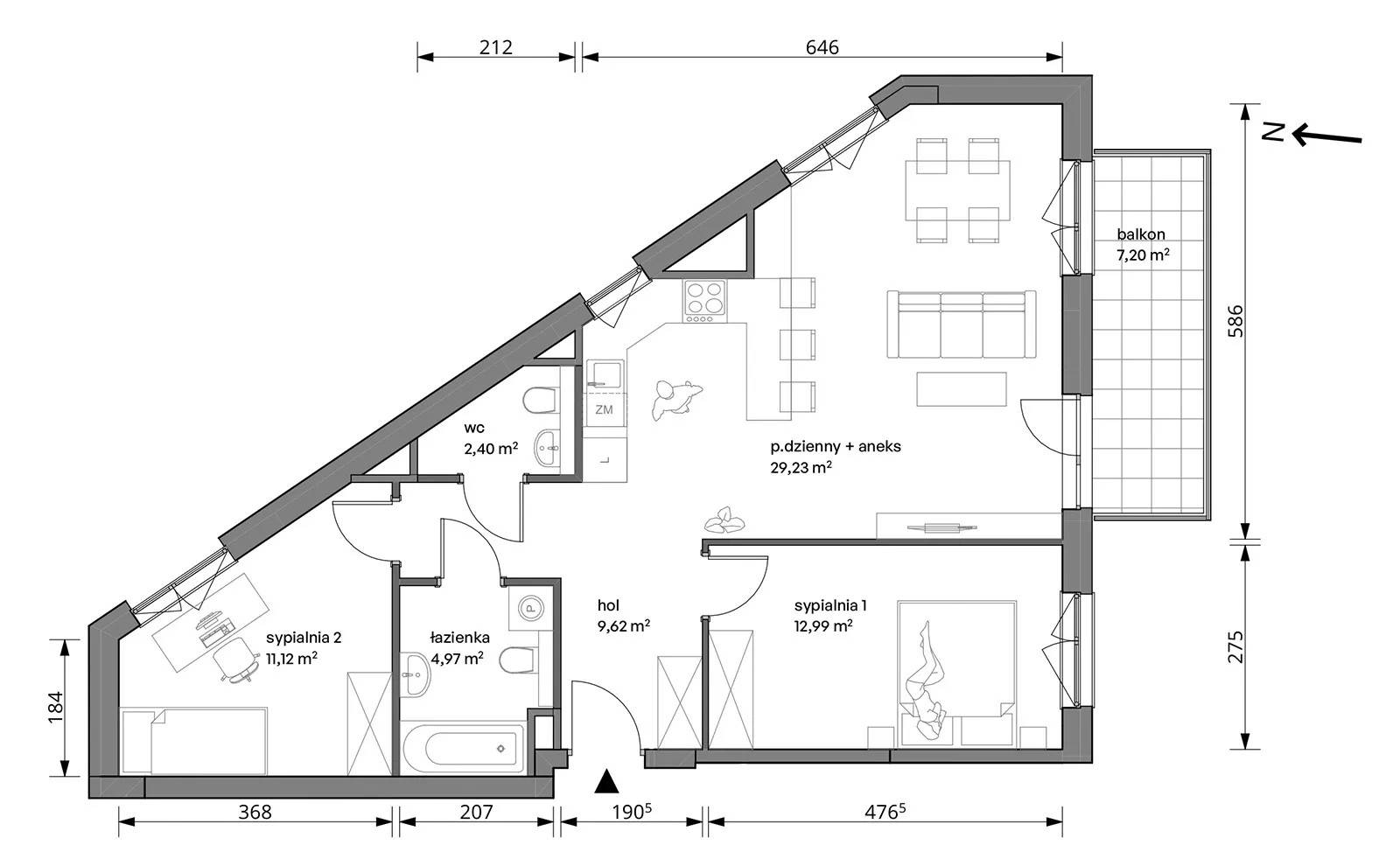 Trzcinowa Vita – inwestycja Develia - lokal 18/109, budynek Etap I