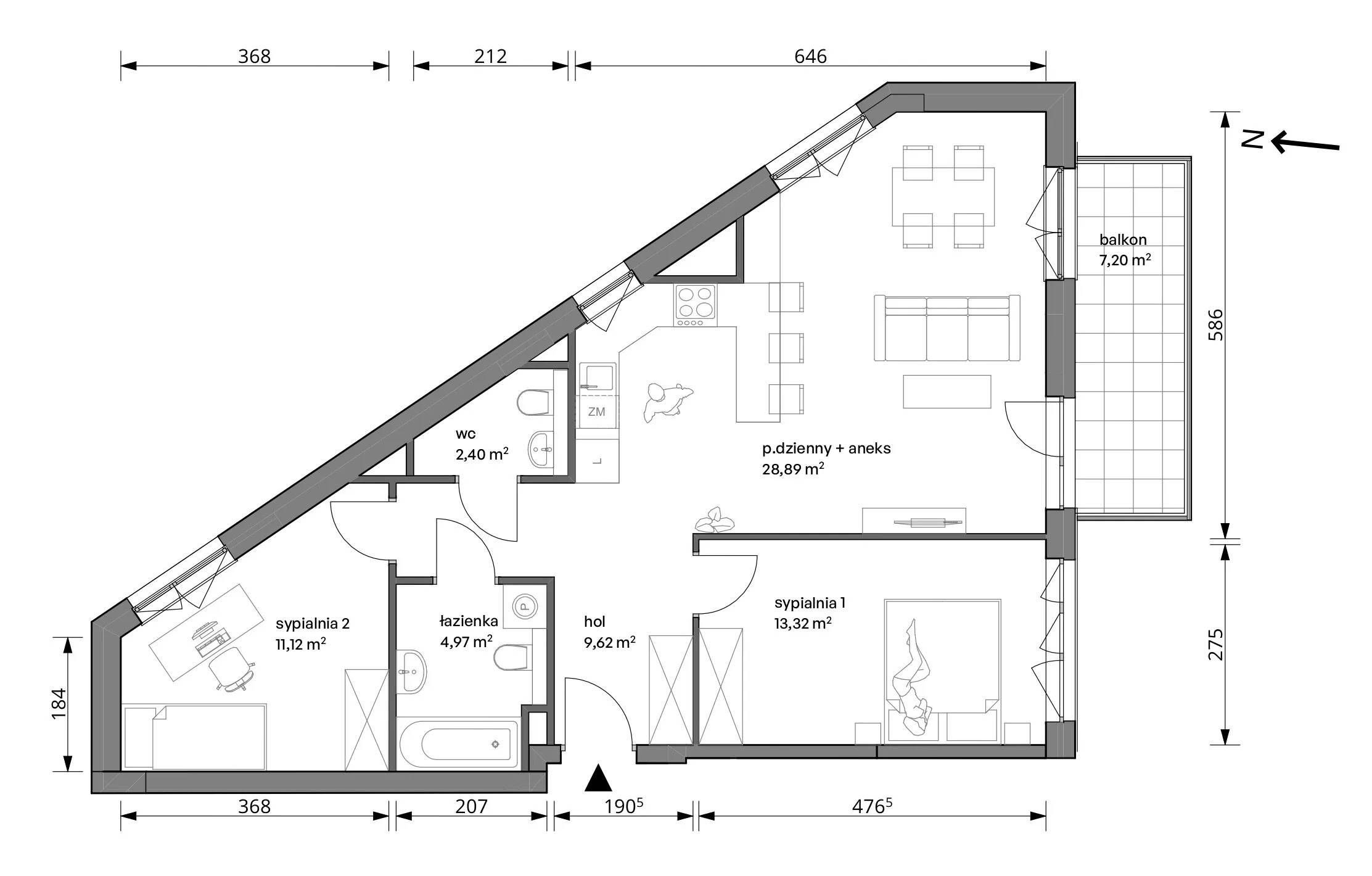 Trzcinowa Vita – inwestycja Develia - lokal 18/117, budynek Etap I