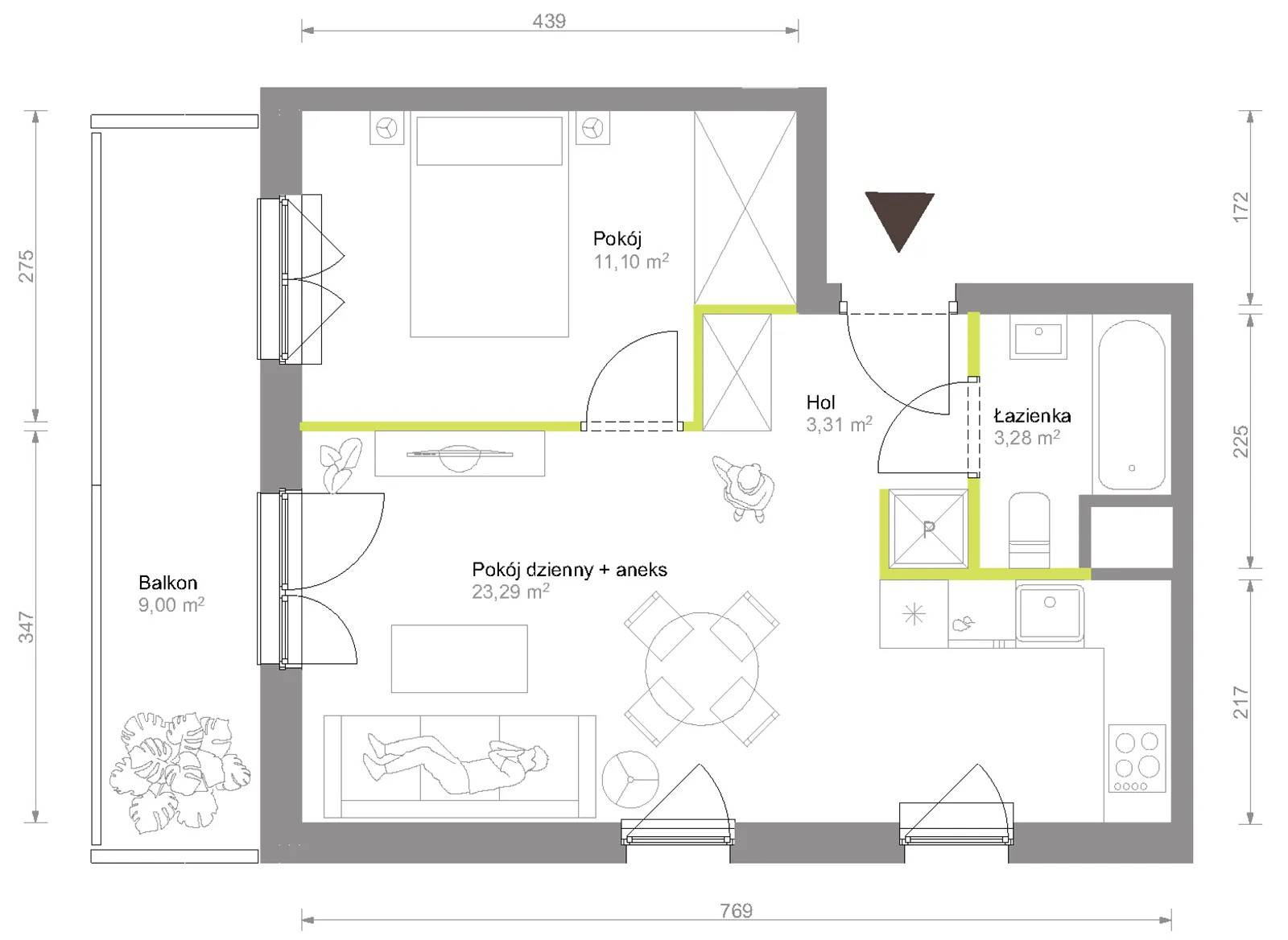 Bemowo Vita – inwestycja Develia - lokal C1/A/17, budynek Etap VIII
