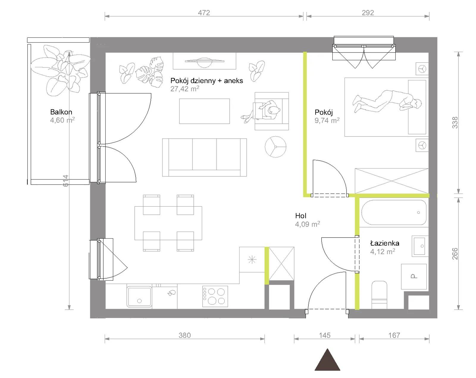 Bemowo Vita – inwestycja Develia - lokal C1/A/18, budynek Etap VIII