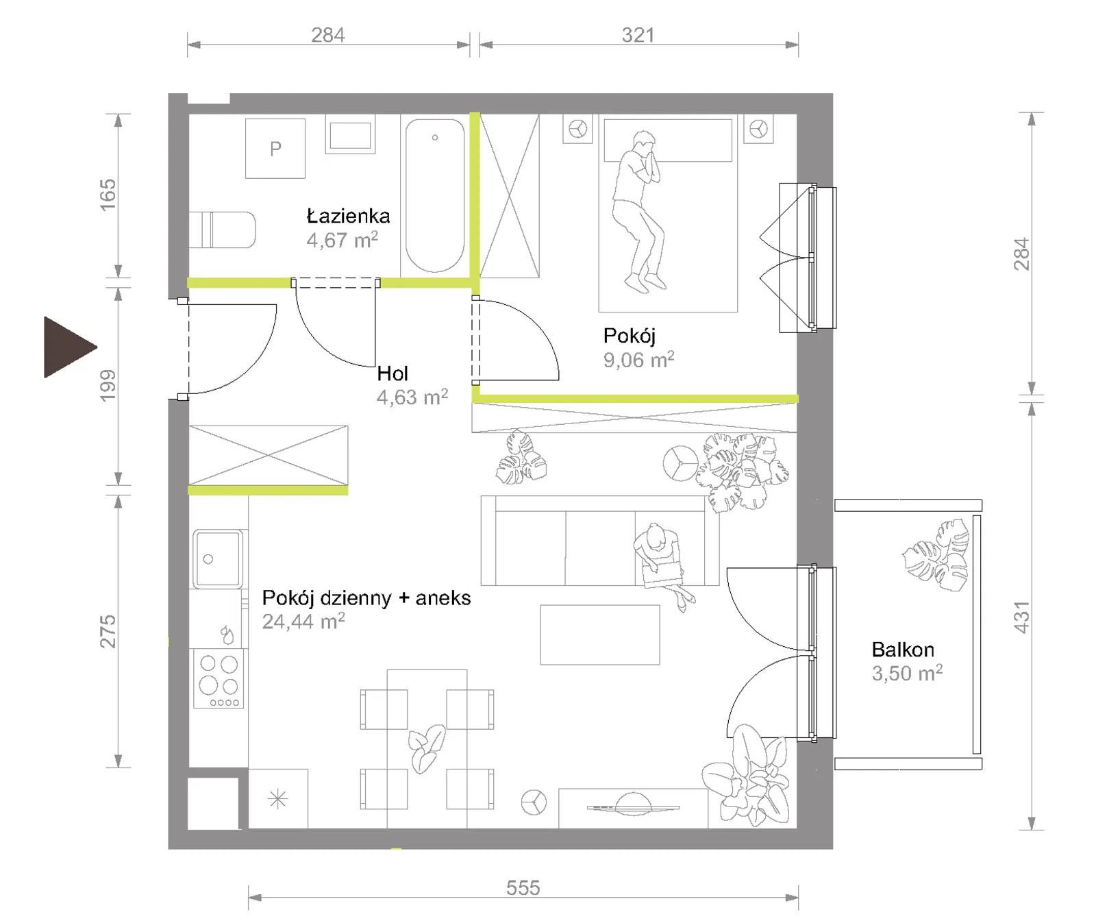 Bemowo Vita – inwestycja Develia - lokal C1/A/21, budynek Etap VIII