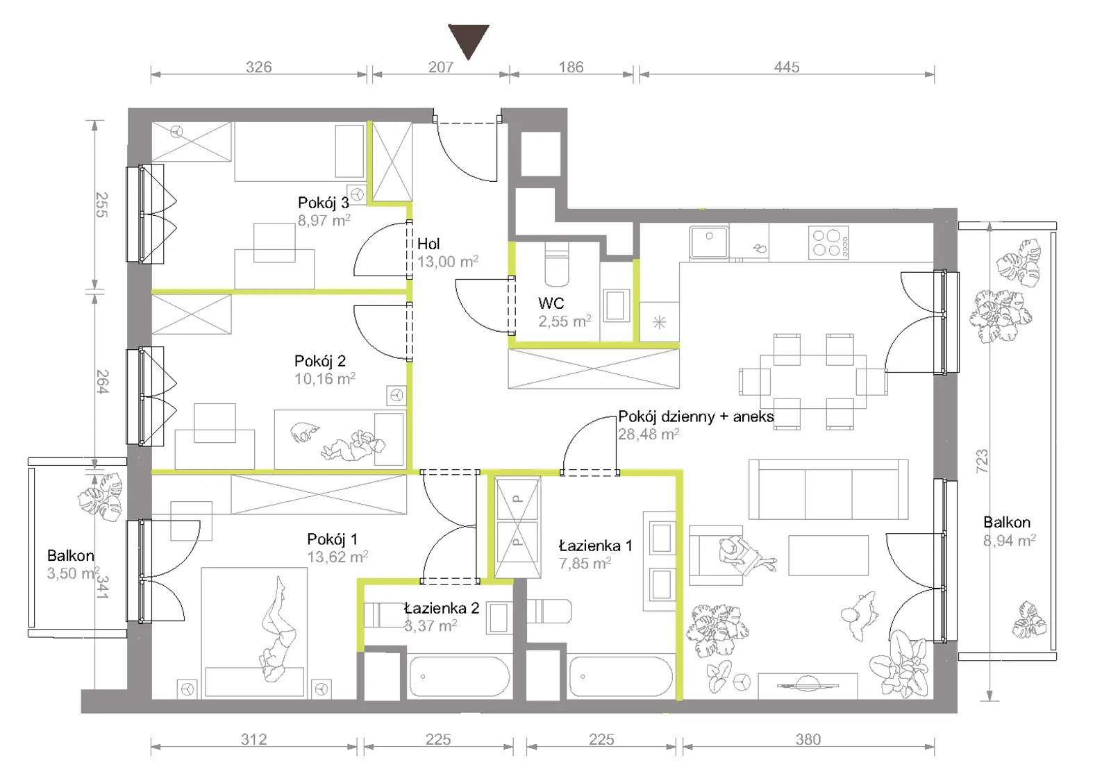 Bemowo Vita – inwestycja Develia - lokal C1/A/25, budynek Etap VIII
