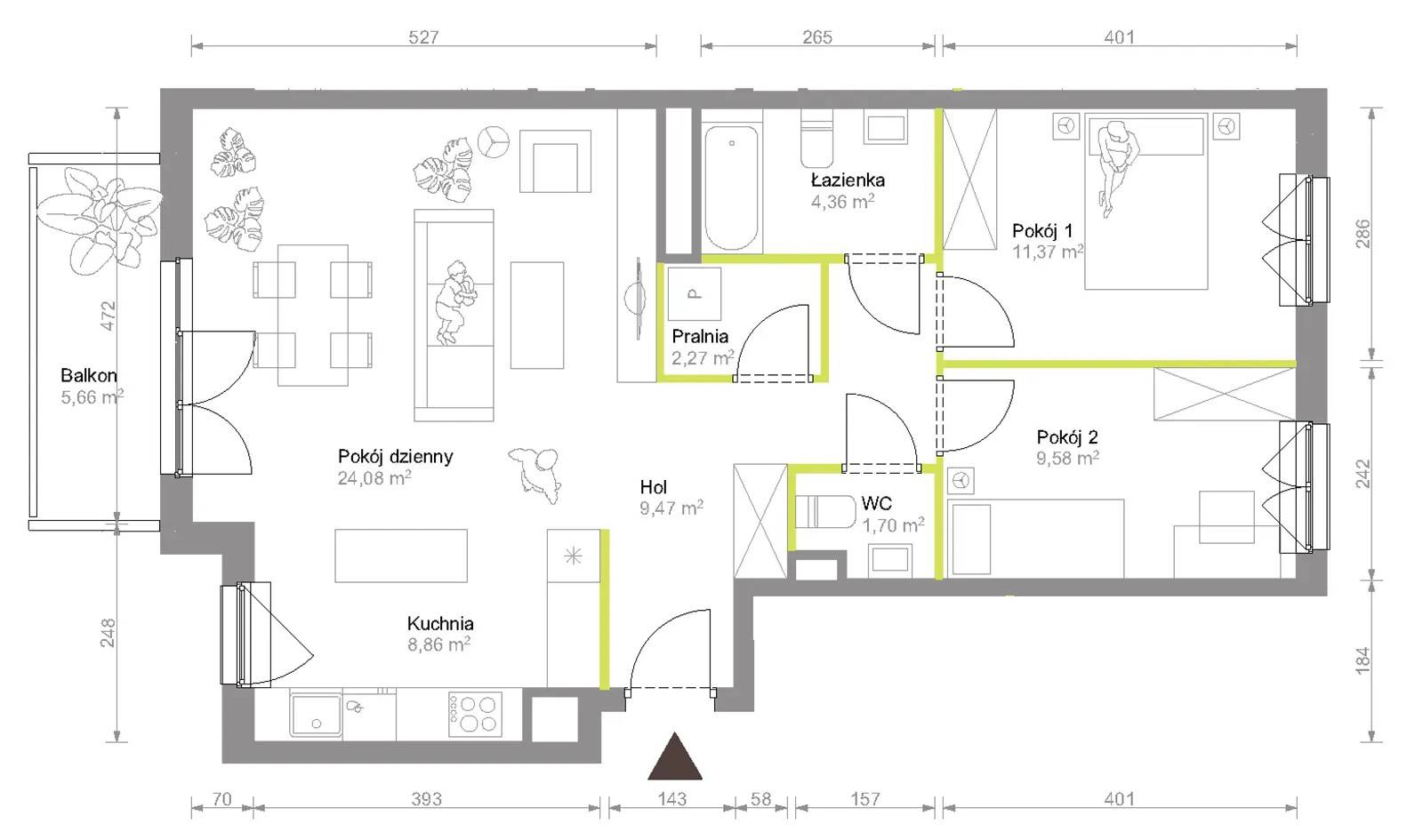 Bemowo Vita – inwestycja Develia - lokal C1/B/38, budynek Etap VIII