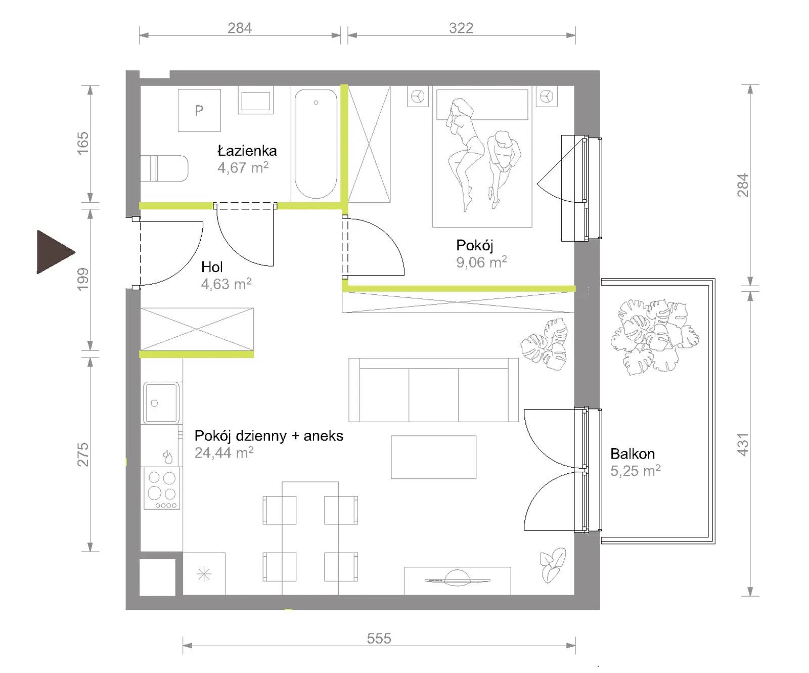 Bemowo Vita – inwestycja Develia - lokal C2/D/09, budynek Etap VIII